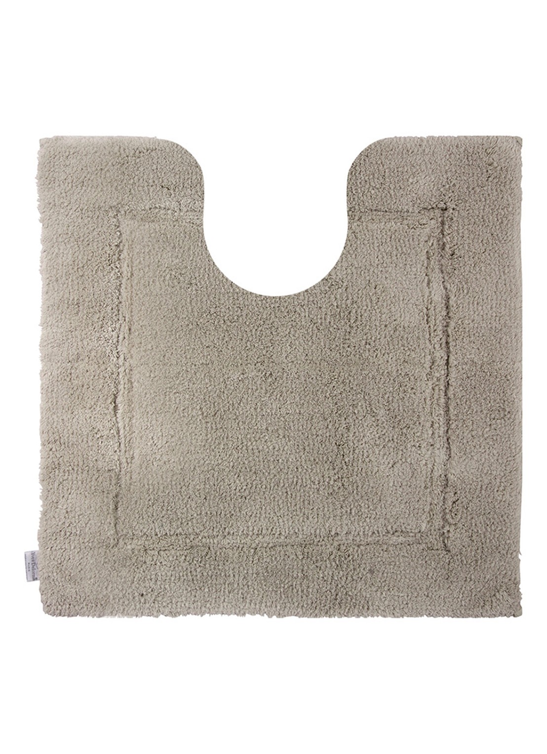Yves Delorme Prestige toiletmat 200 gr/m2 - 60 x 60 cm - voorkant lichtgrijs