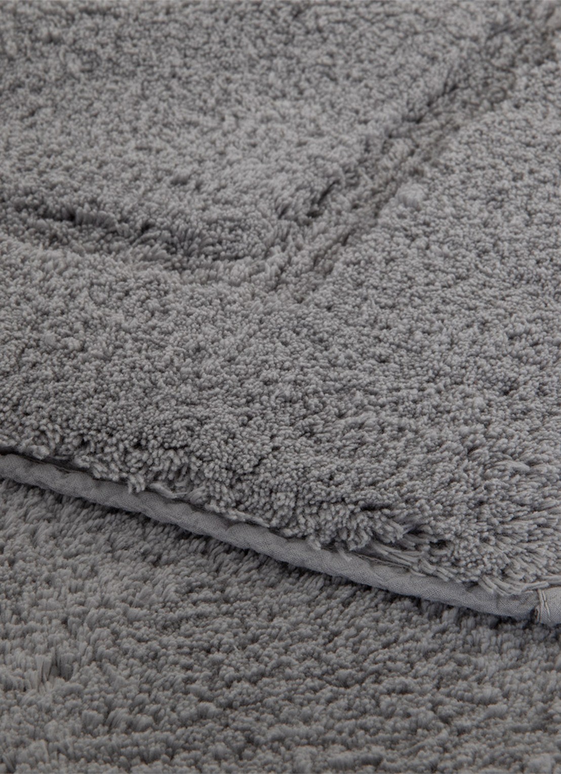Yves Delorme Prestige toiletmat 200 gr/m2 - 60 x 60 cm - achterkant 3 grijs