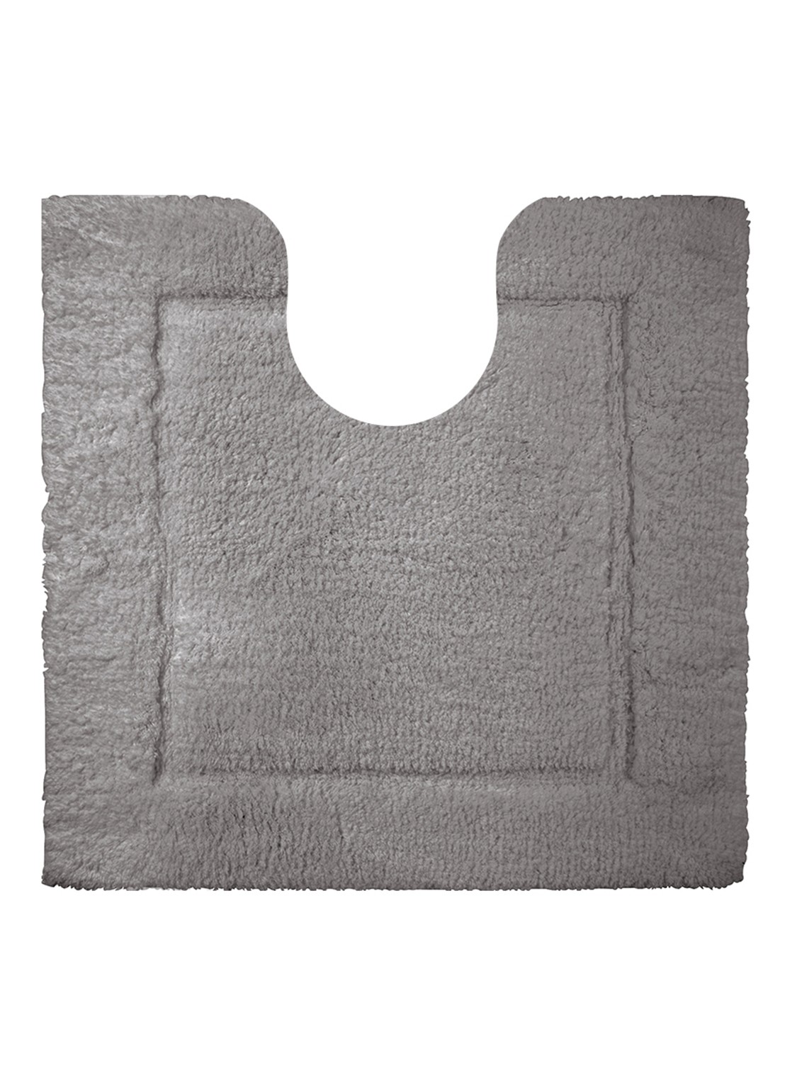 Yves Delorme Prestige toiletmat 200 gr/m2 - 60 x 60 cm - voorkant grijs