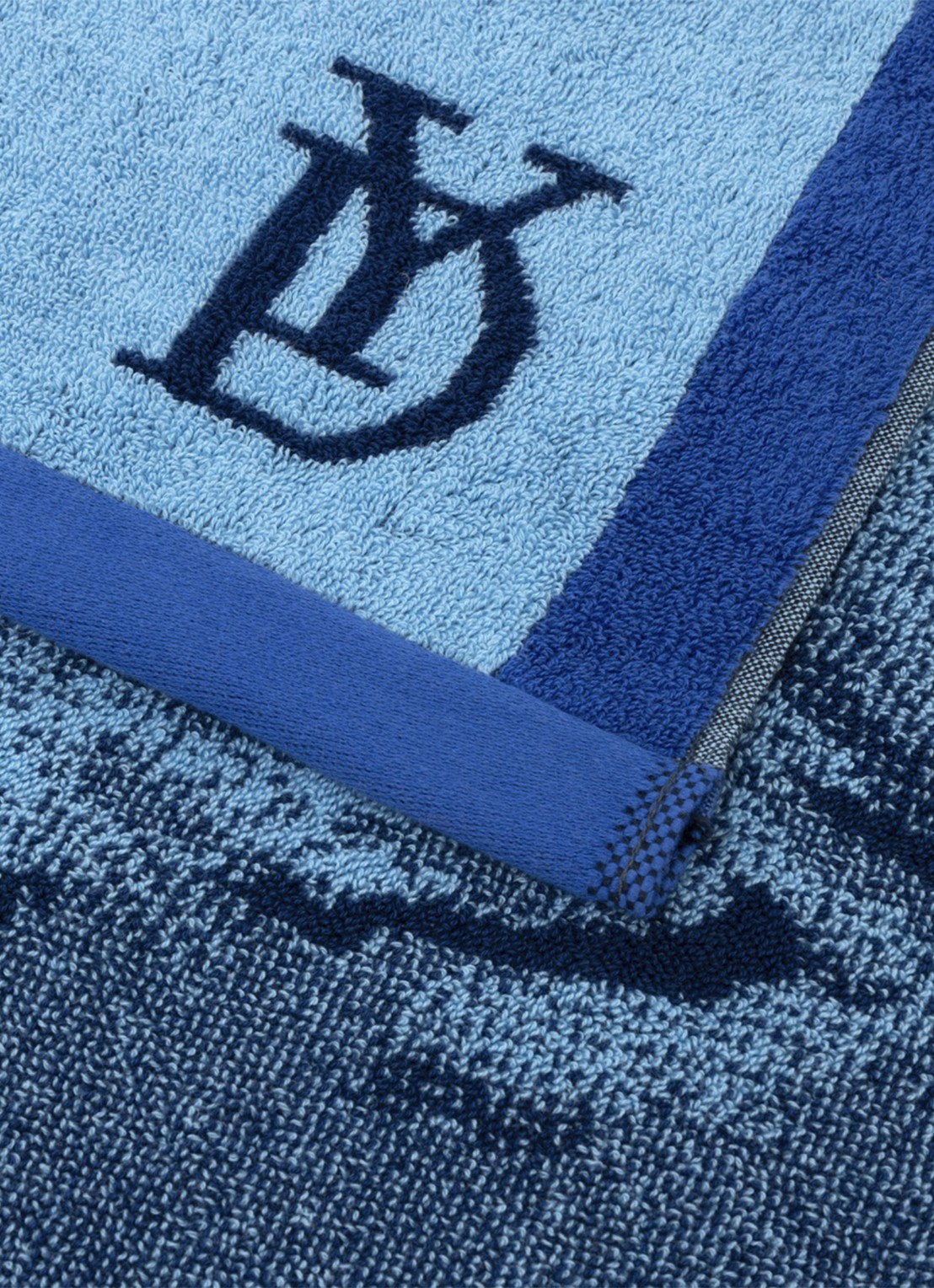 Yves Delorme Rive strandlaken - 90 x 160 cm - achterkant donkerblauw