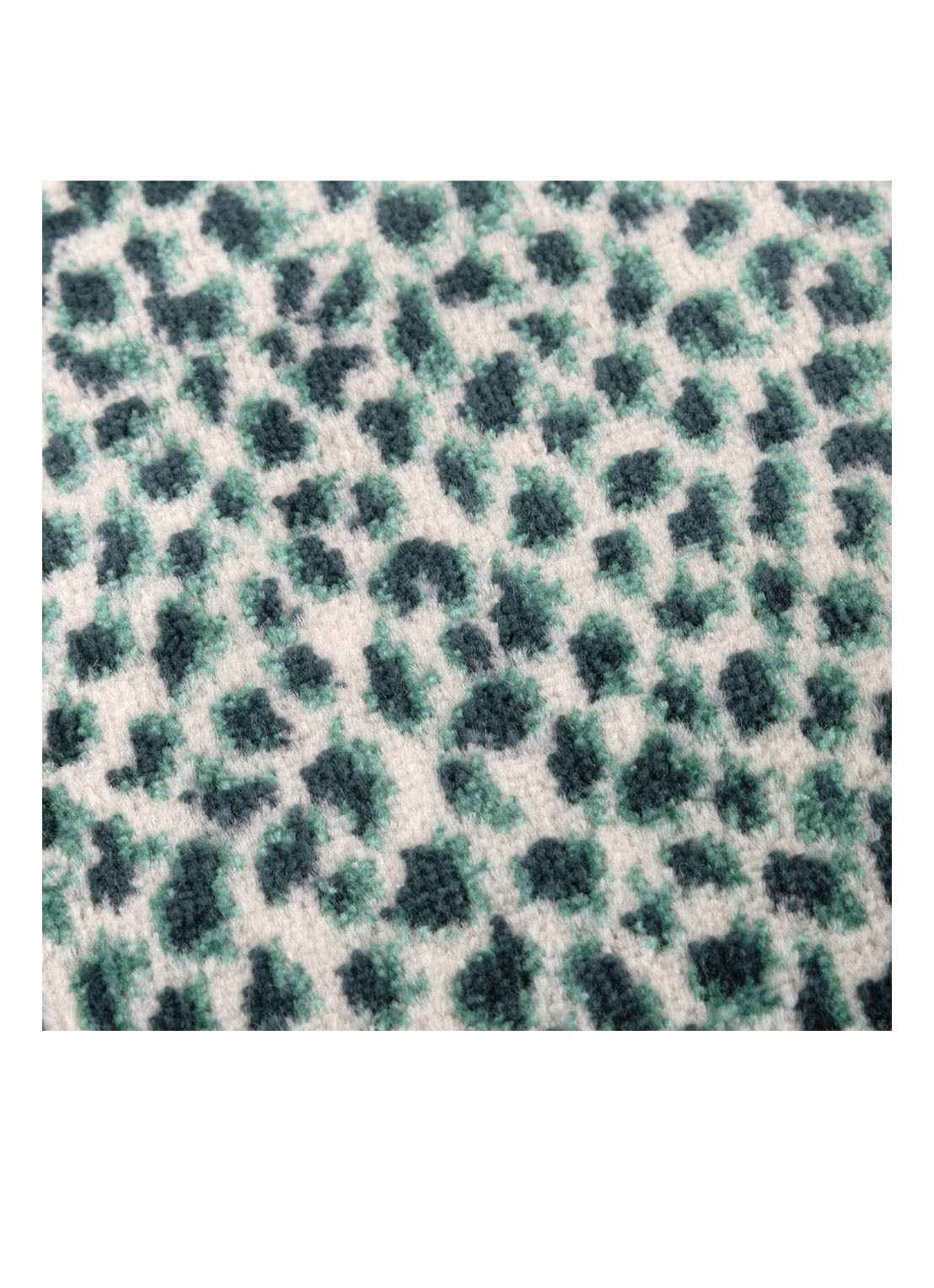 Yves Delorme Zénaïde sierkussenhoes 45 x 45 cm - achterkant 8 groen