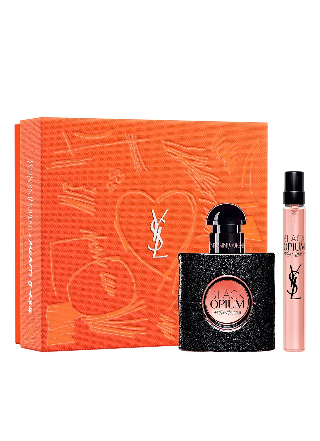 Yves Saint Laurent Black Opium Eau de Parfum - Limited Edition parfumset - voorkant 3 undefined