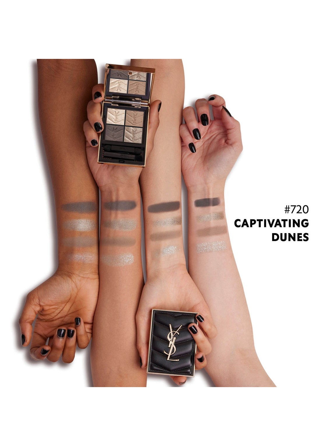 Yves Saint Laurent Couture Mini Clutch - oogschaduwpalette - detail 2 n° 720 captivating dunes