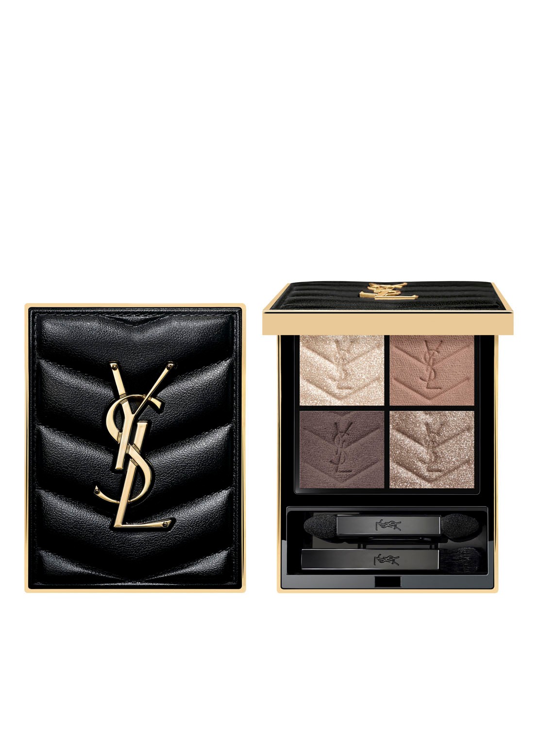 Yves Saint Laurent Couture Mini Clutch - oogschaduwpalette - voorkant 5 n° 720 captivating dunes