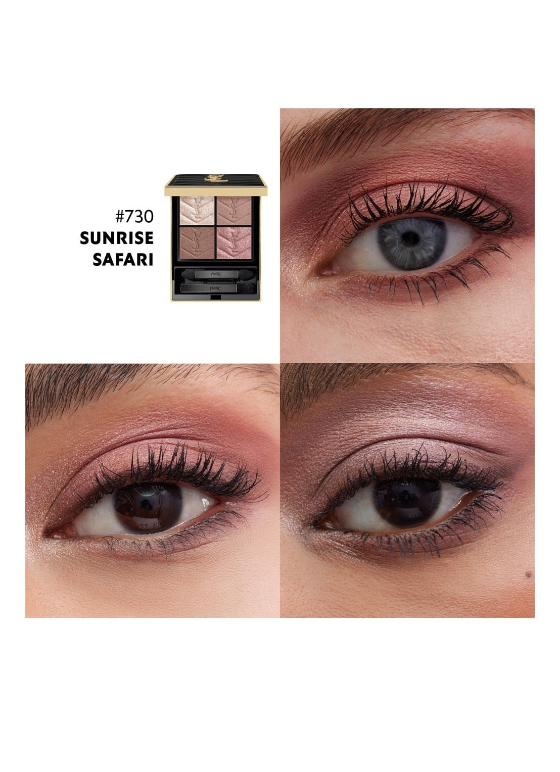 Yves Saint Laurent Couture Mini Clutch - oogschaduwpalette - detail 2 n° 730 sunrise safari