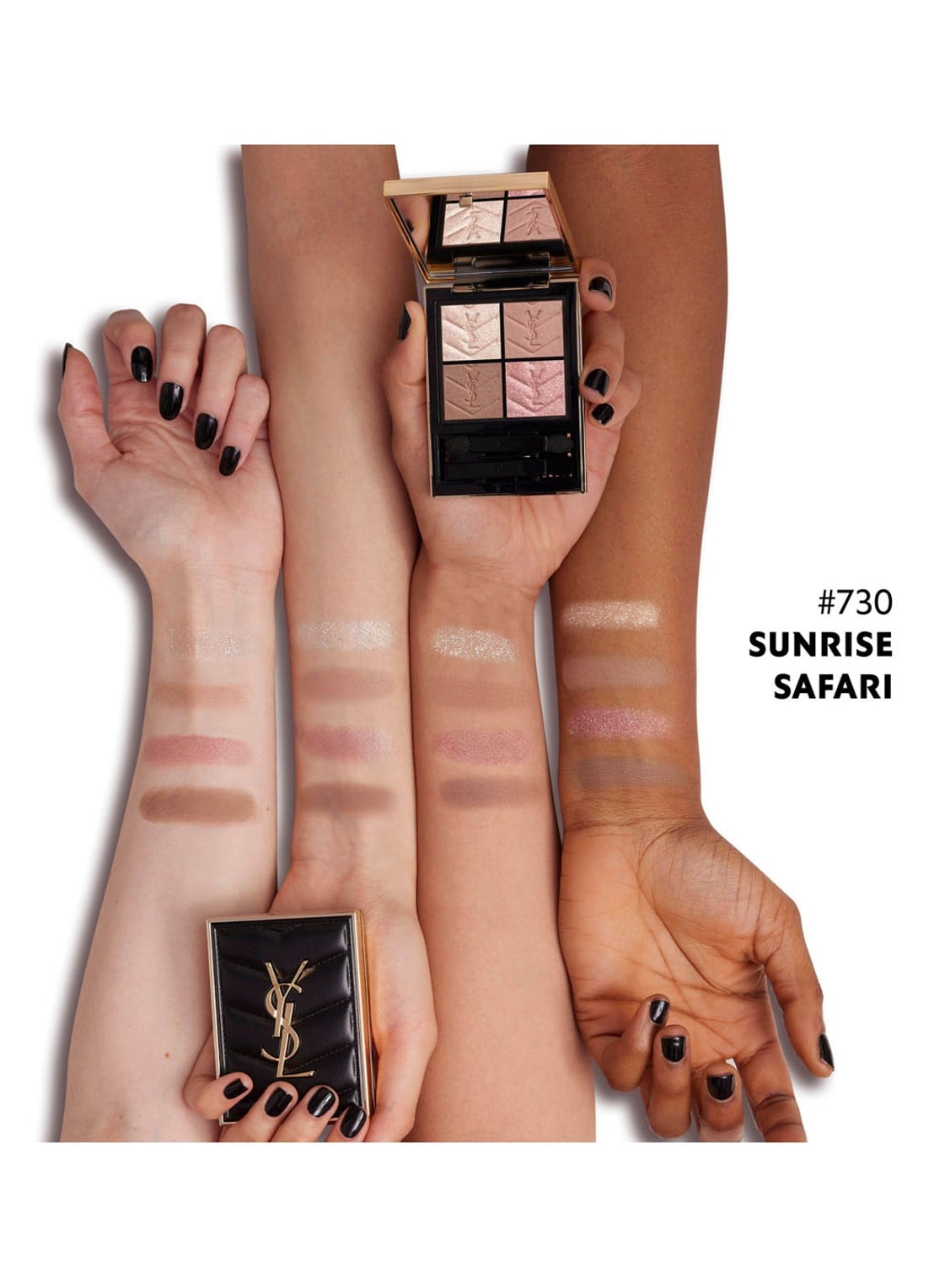 Yves Saint Laurent Couture Mini Clutch - oogschaduwpalette - detail 3 n° 730 sunrise safari