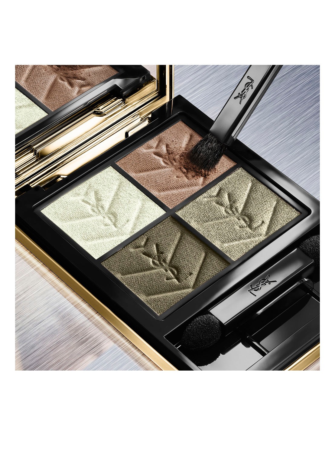 Yves Saint Laurent Couture Mini Clutch - oogschaduwpalette - detail 6 n° 830 unexplored garden