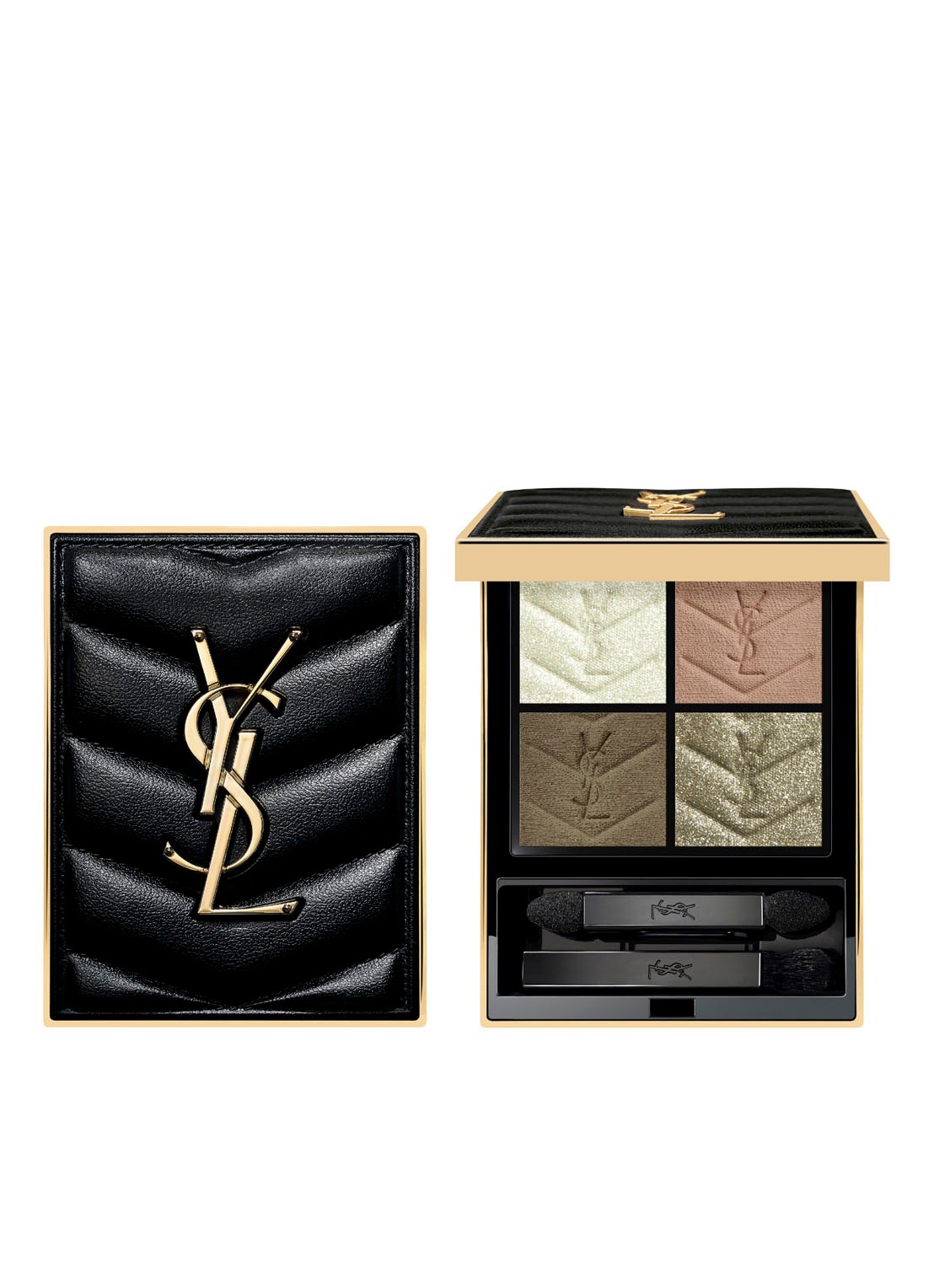 Yves Saint Laurent Couture Mini Clutch - oogschaduwpalette - voorkant n° 830 unexplored garden