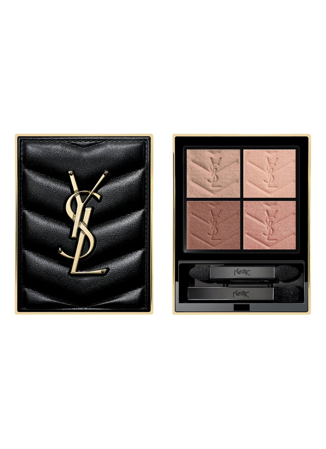 Yves Saint Laurent Couture Mini Clutch - oogschaduwpalette  - voorkant 6 600 spontini lilies