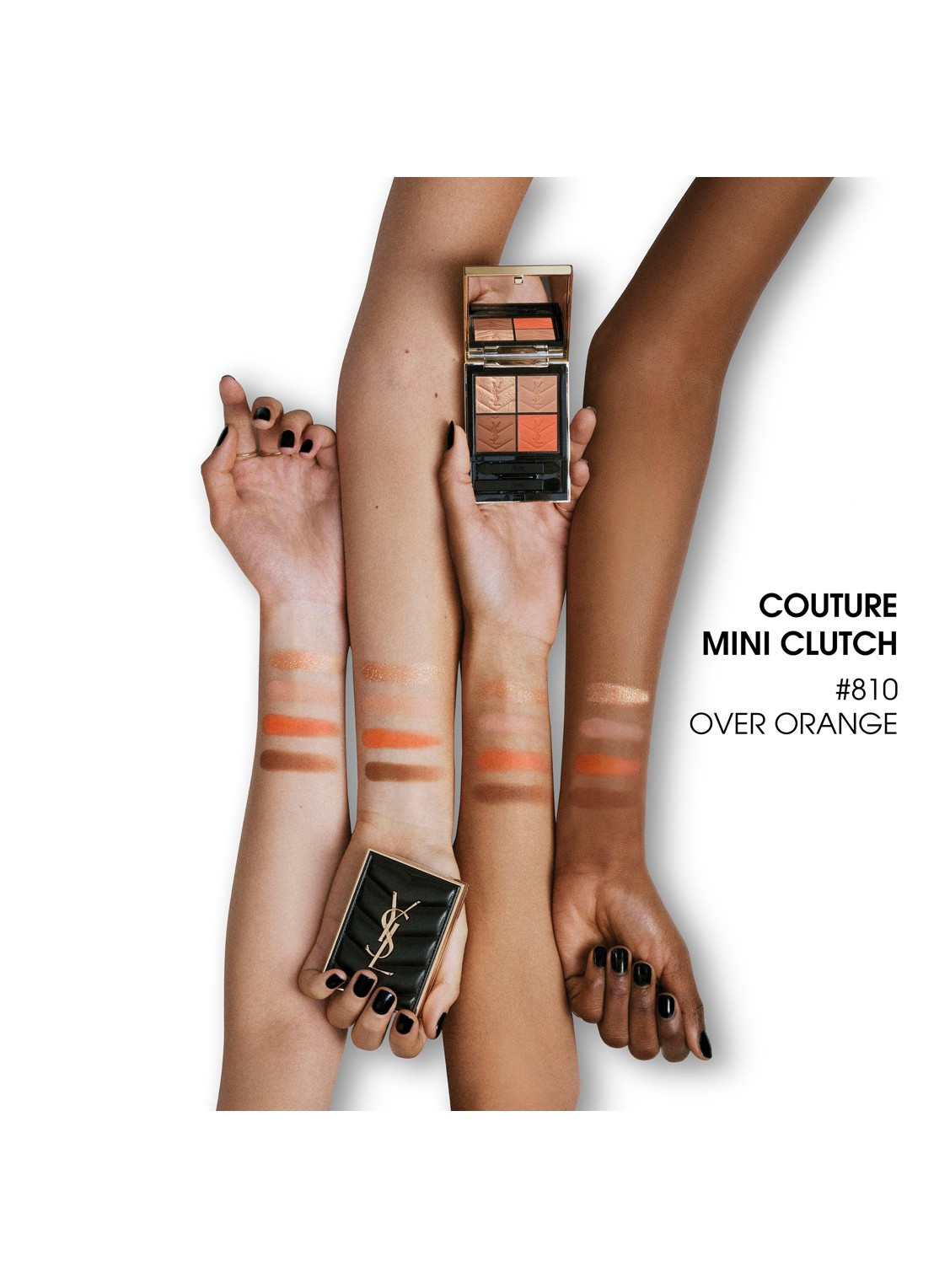 Yves Saint Laurent Couture Mini Clutch – travel size oogschaduw palette - detail 4 810 over orange