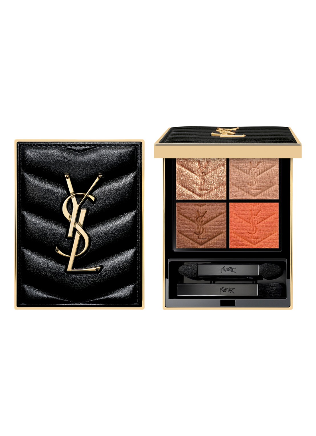 Yves Saint Laurent Couture Mini Clutch – travel size oogschaduw palette - voorkant 810 over orange