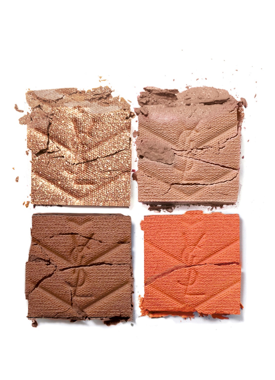 Yves Saint Laurent Couture Mini Clutch – travel size oogschaduw palette - voorkant 2 810 over orange