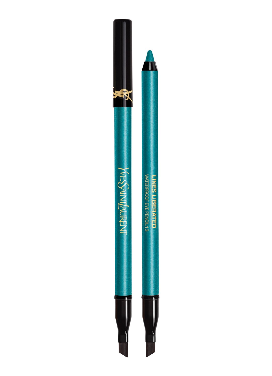 Yves Saint Laurent Lines Liberated - oogpotlood  - voorkant 13 bewitching turquoise