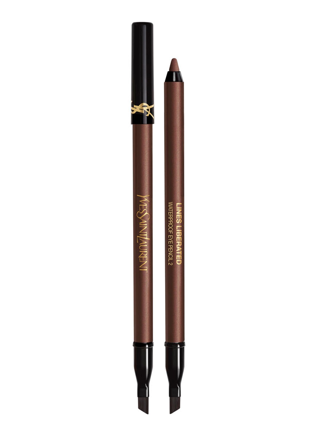 Yves Saint Laurent Lines Liberated - waterproof oogpotlood - voorkant 02 deconstructed brown