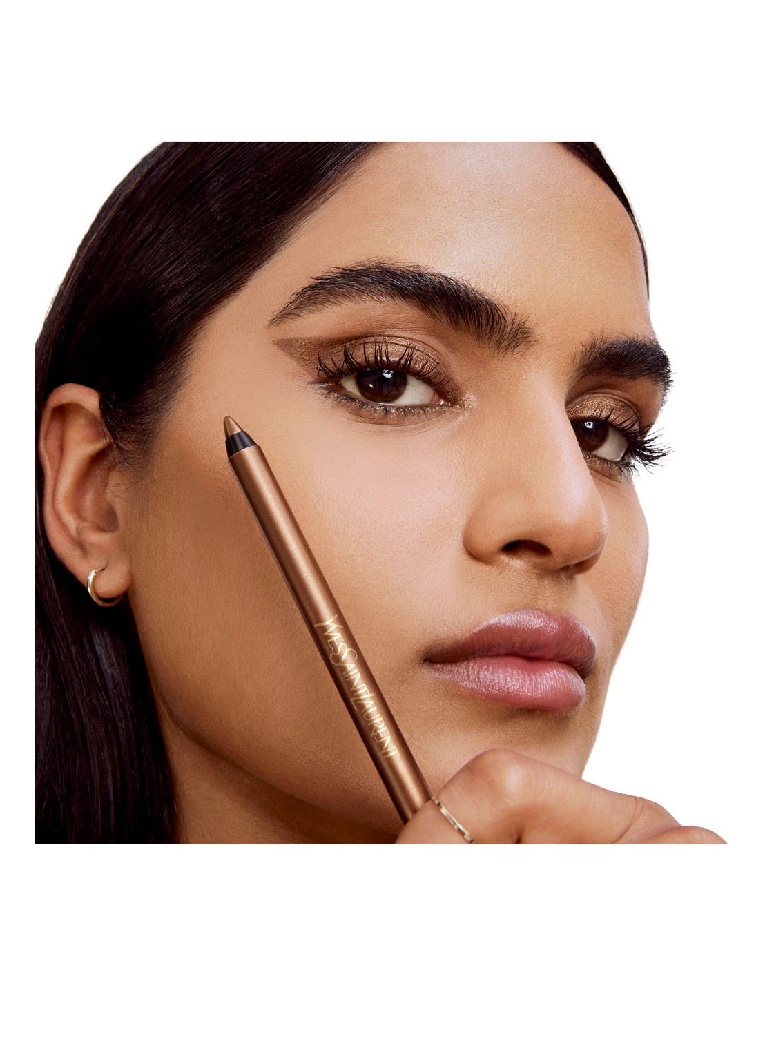 Yves Saint Laurent Lines Liberated - waterproof oogpotlood - detail 5 03 liberated bronze