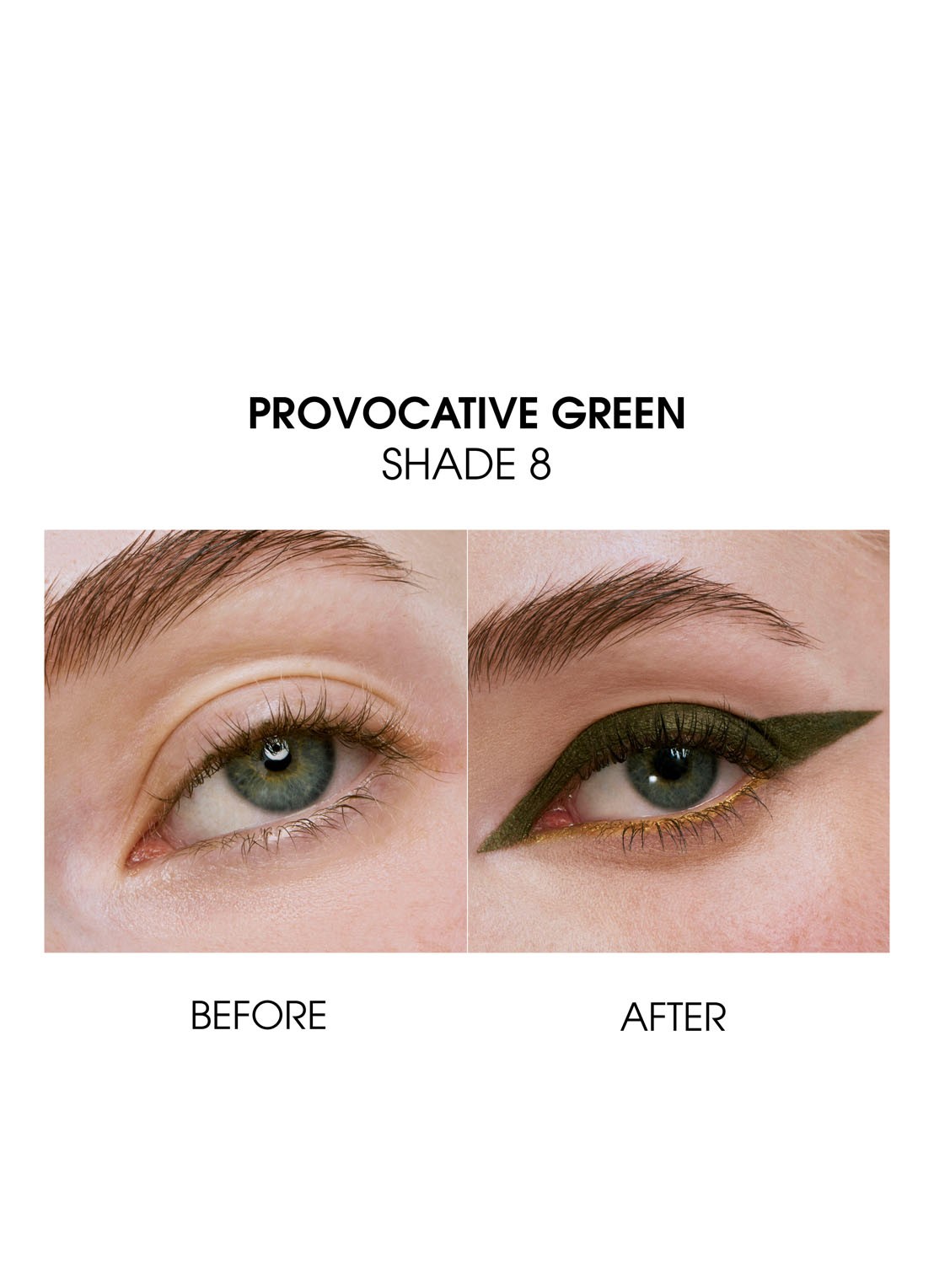 Yves Saint Laurent Lines Liberated - waterproof oogpotlood - detail 4 08 provocative green