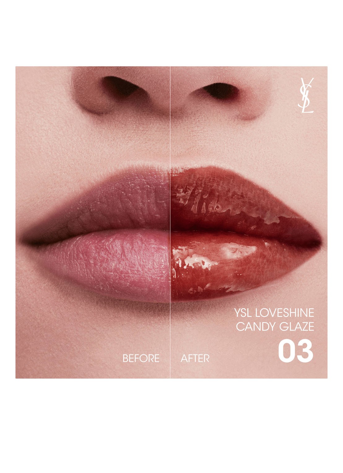 Yves Saint Laurent Loveshine Candy Glaze - lipgloss - detail 2 03 cacao no boundary