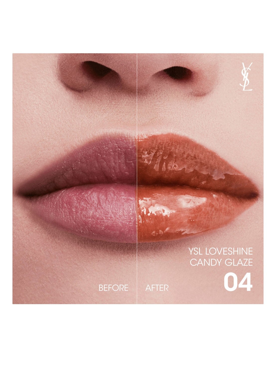 Yves Saint Laurent Loveshine Candy Glaze - lipgloss - detail 4 04 nude pleasure