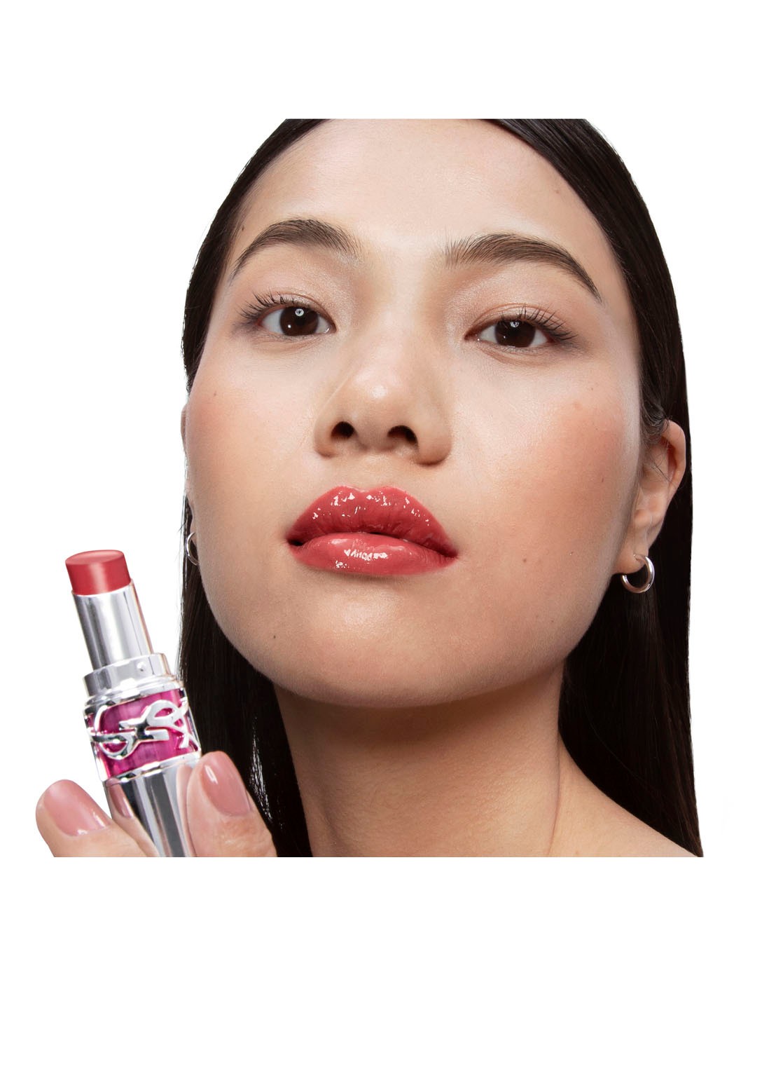 Yves Saint Laurent Loveshine Candy Glaze - lipgloss - detail 6 05 pink satisfaction