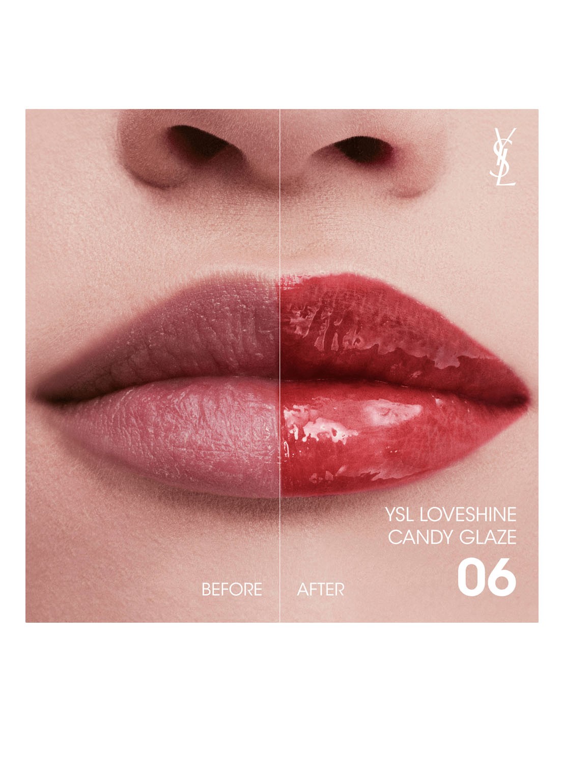 Yves Saint Laurent Loveshine Candy Glaze - lipgloss - detail 2 06 burgundy temptation