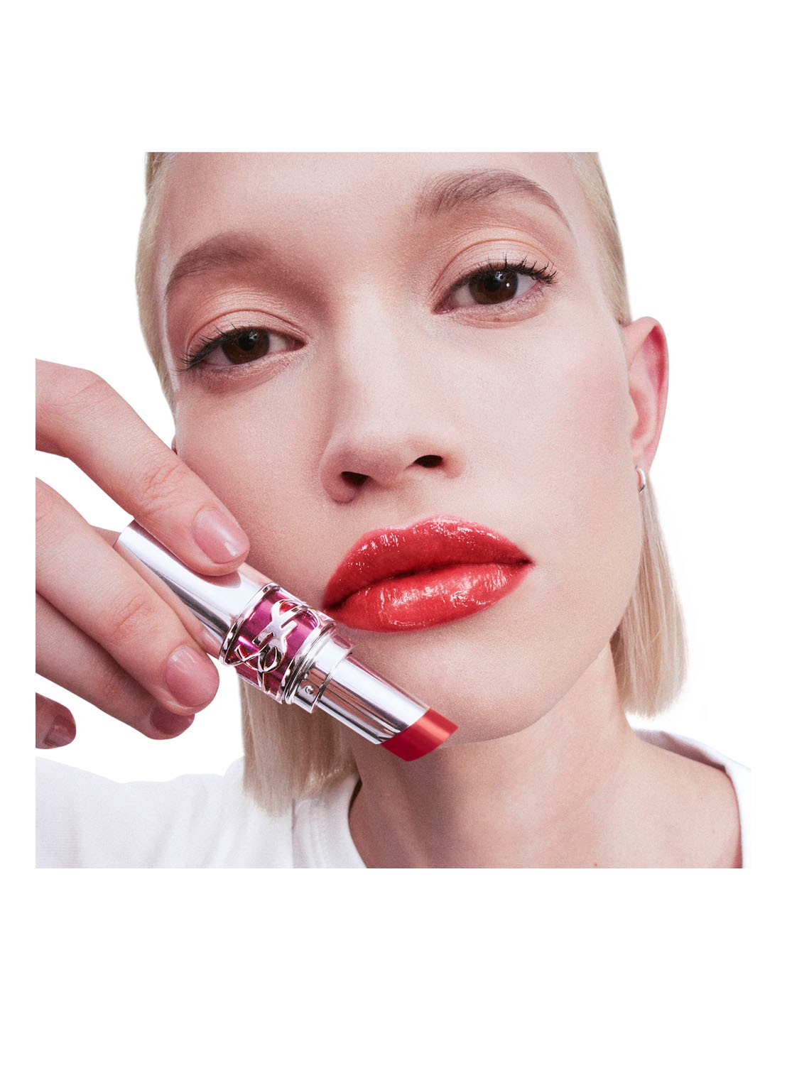Yves Saint Laurent Loveshine Candy Glaze - lipgloss - detail 6 11 red thrill