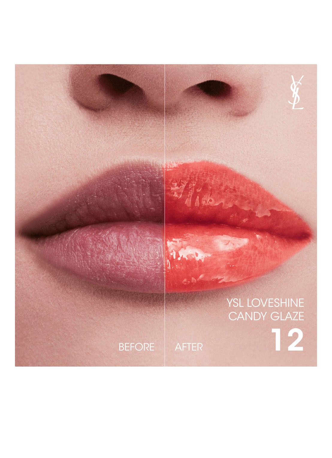 Yves Saint Laurent Loveshine Candy Glaze - lipgloss - detail 4 12 coral excitement