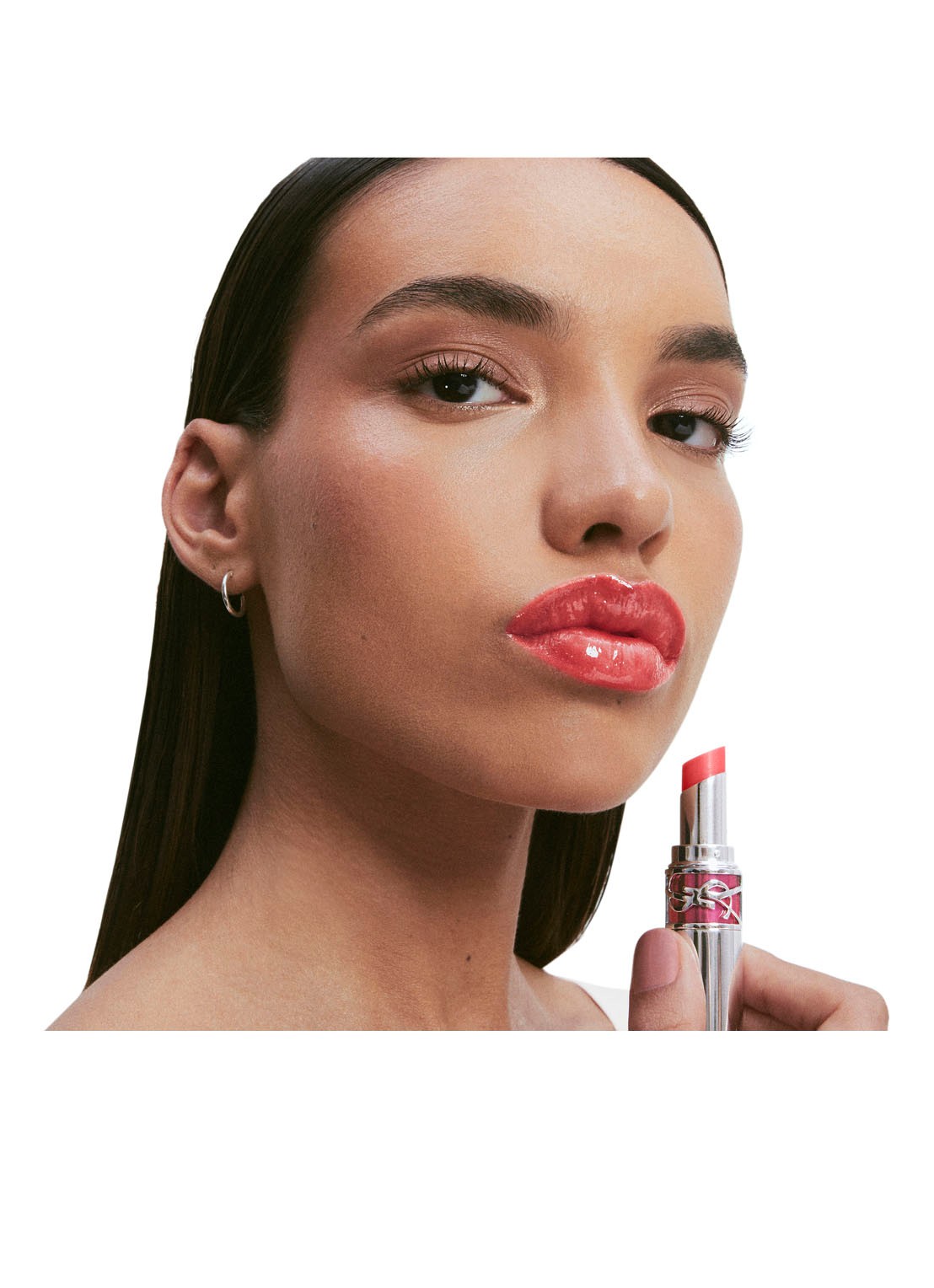 Yves Saint Laurent Loveshine Candy Glaze - lipgloss - detail 6 12 coral excitement