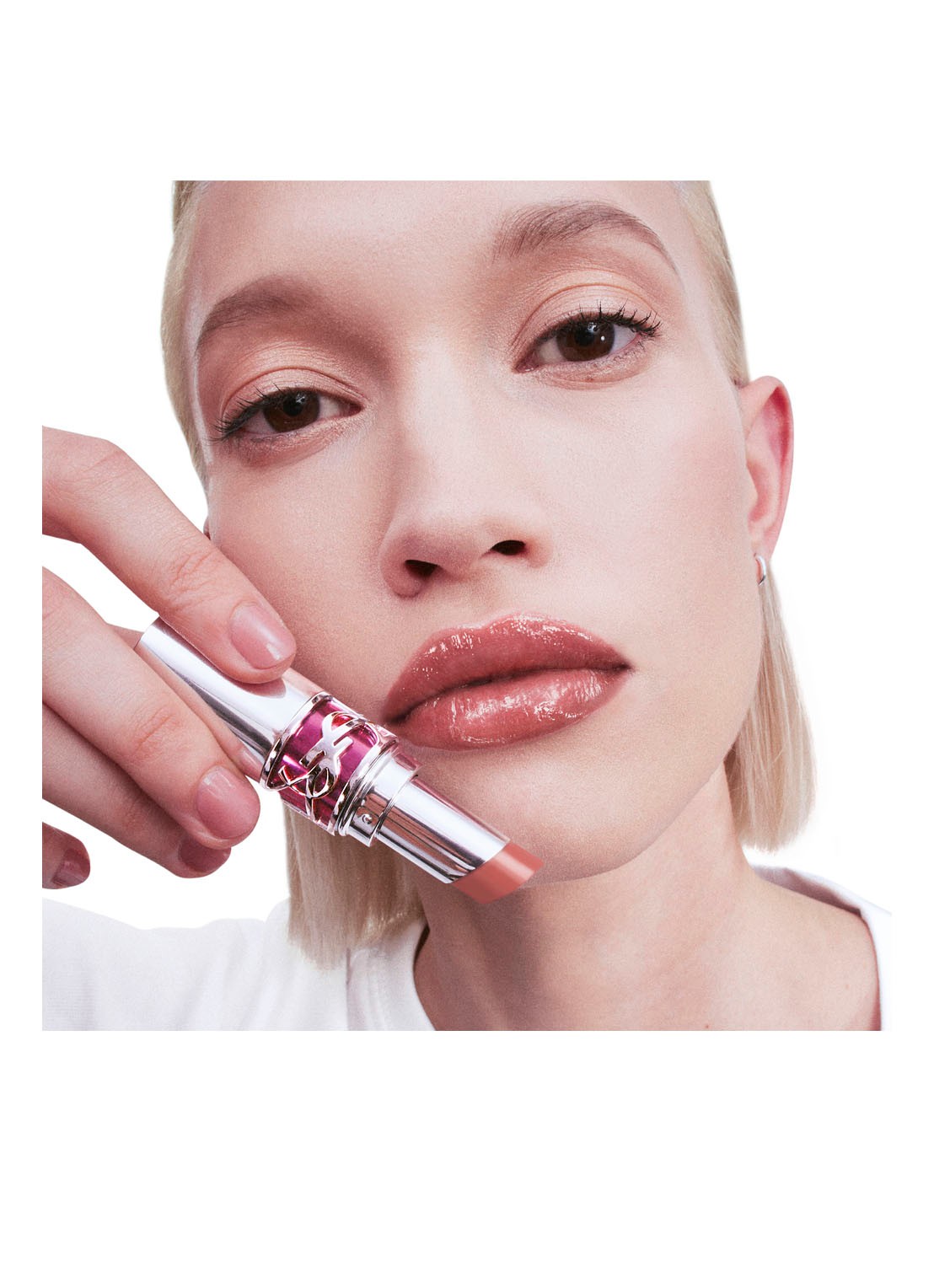 Yves Saint Laurent Loveshine Candy Glaze - lipgloss - detail 6 15 showcasing nude
