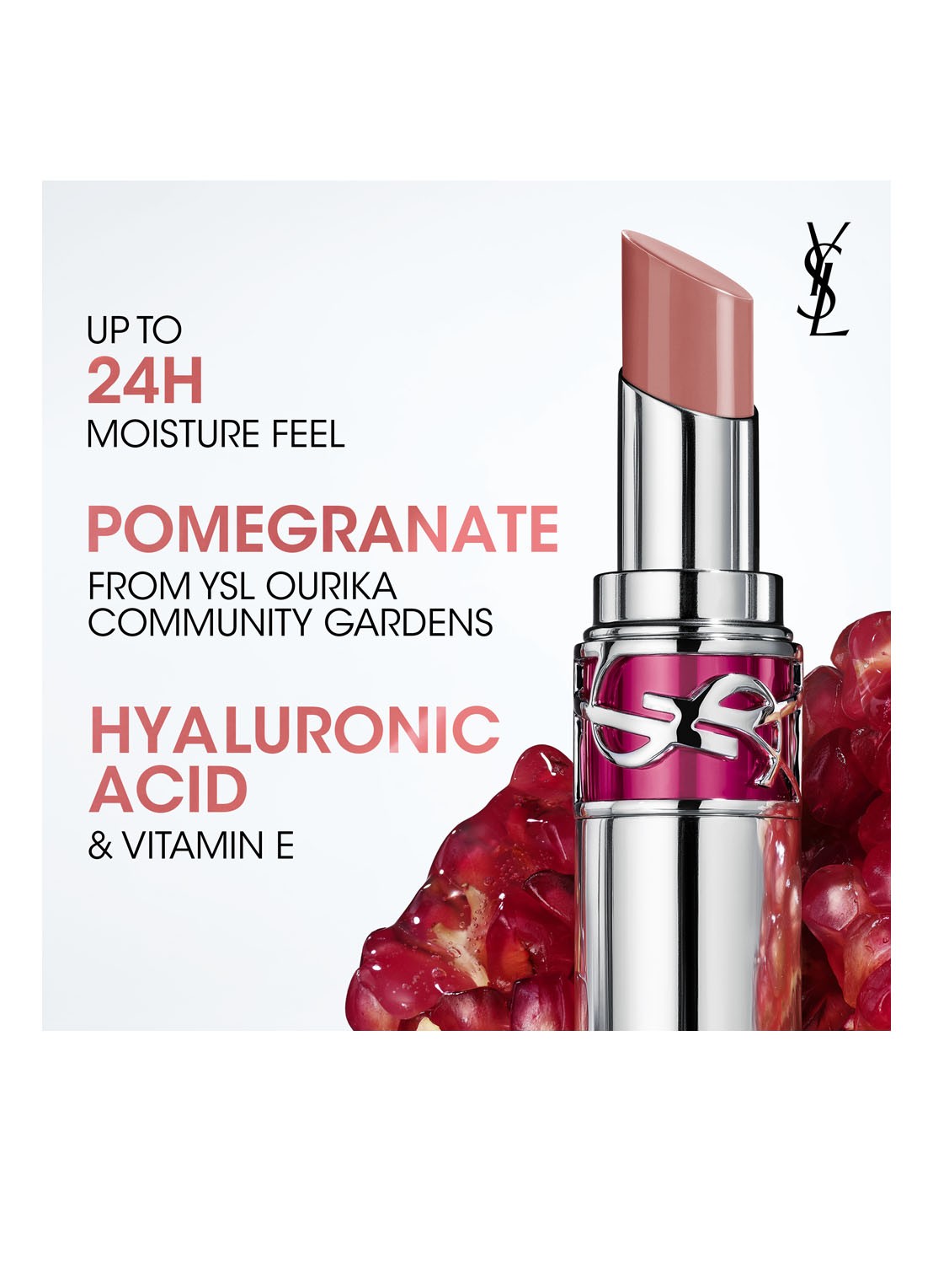 Yves Saint Laurent Loveshine Candy Glaze - lipgloss - detail 6 17 strawberry cloud