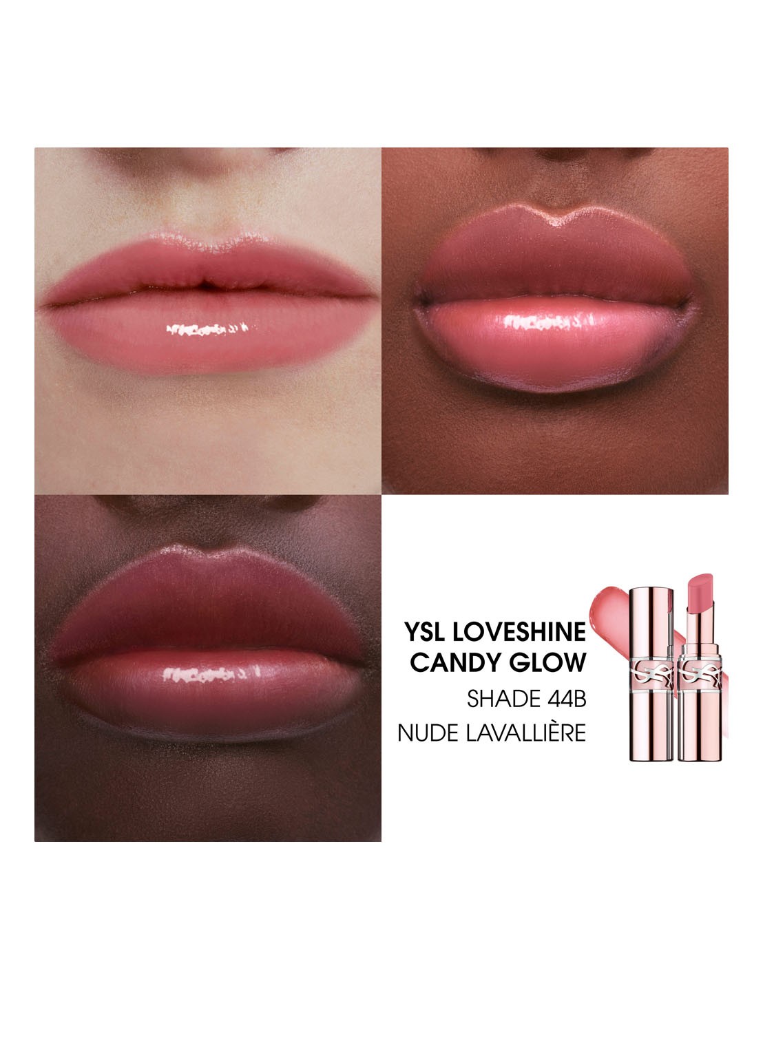 Yves Saint Laurent  Loveshine Candy Glow - getinte lipbalsem - detail 2 44b nude lavalliere