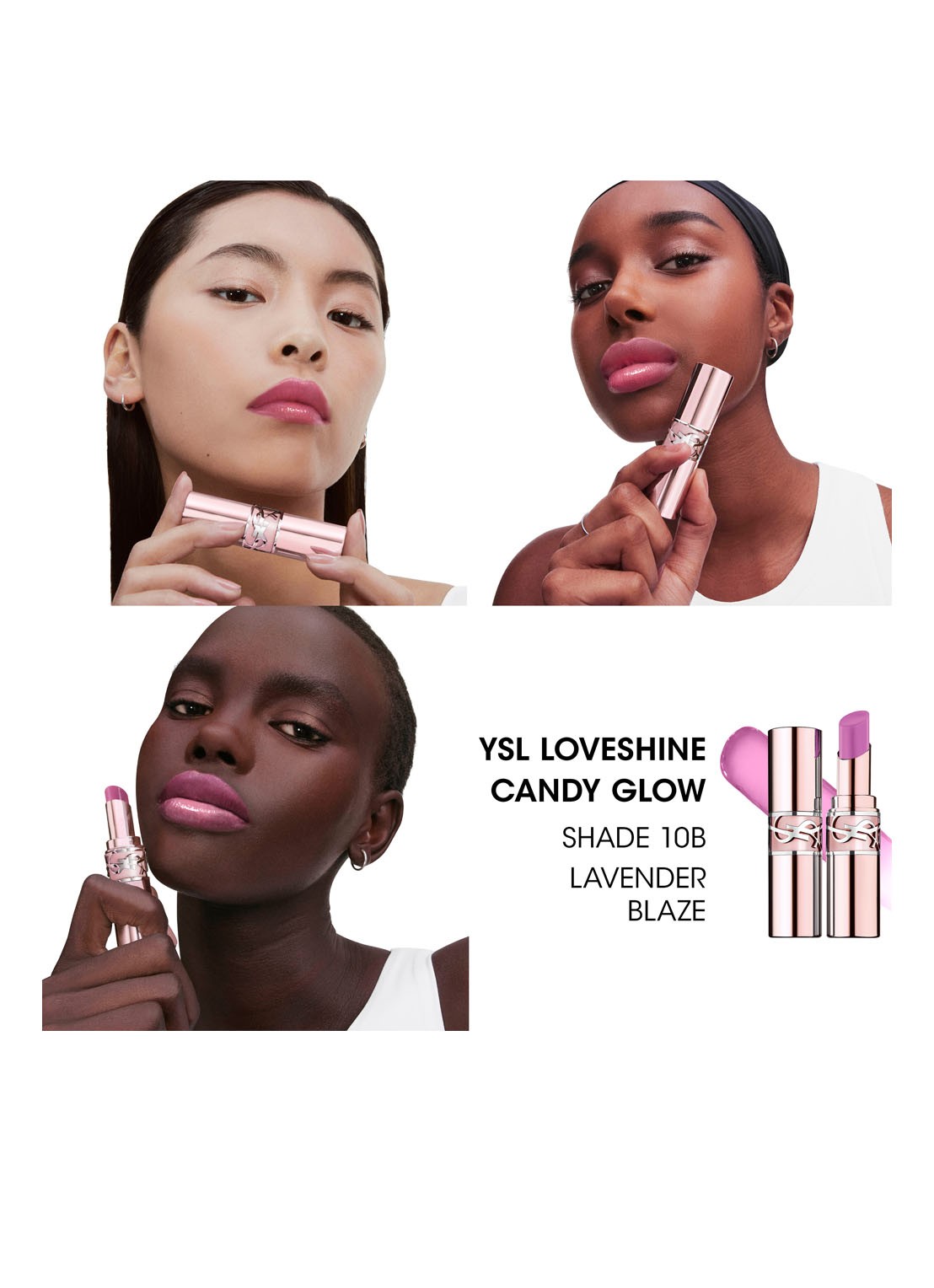 Yves Saint Laurent Loveshine Candy Glow - getinte lipbalsem - detail 3 10b lavender blaze