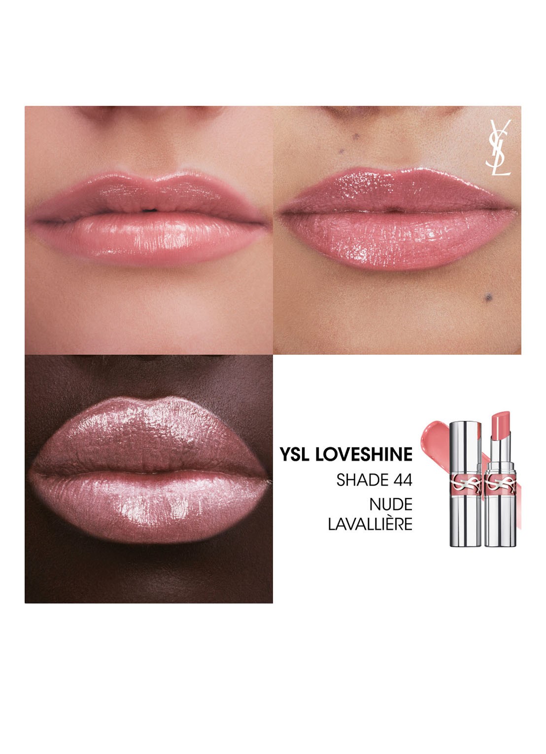 Yves Saint Laurent Loveshine - lipstick - detail 4 44 nude lavallière
