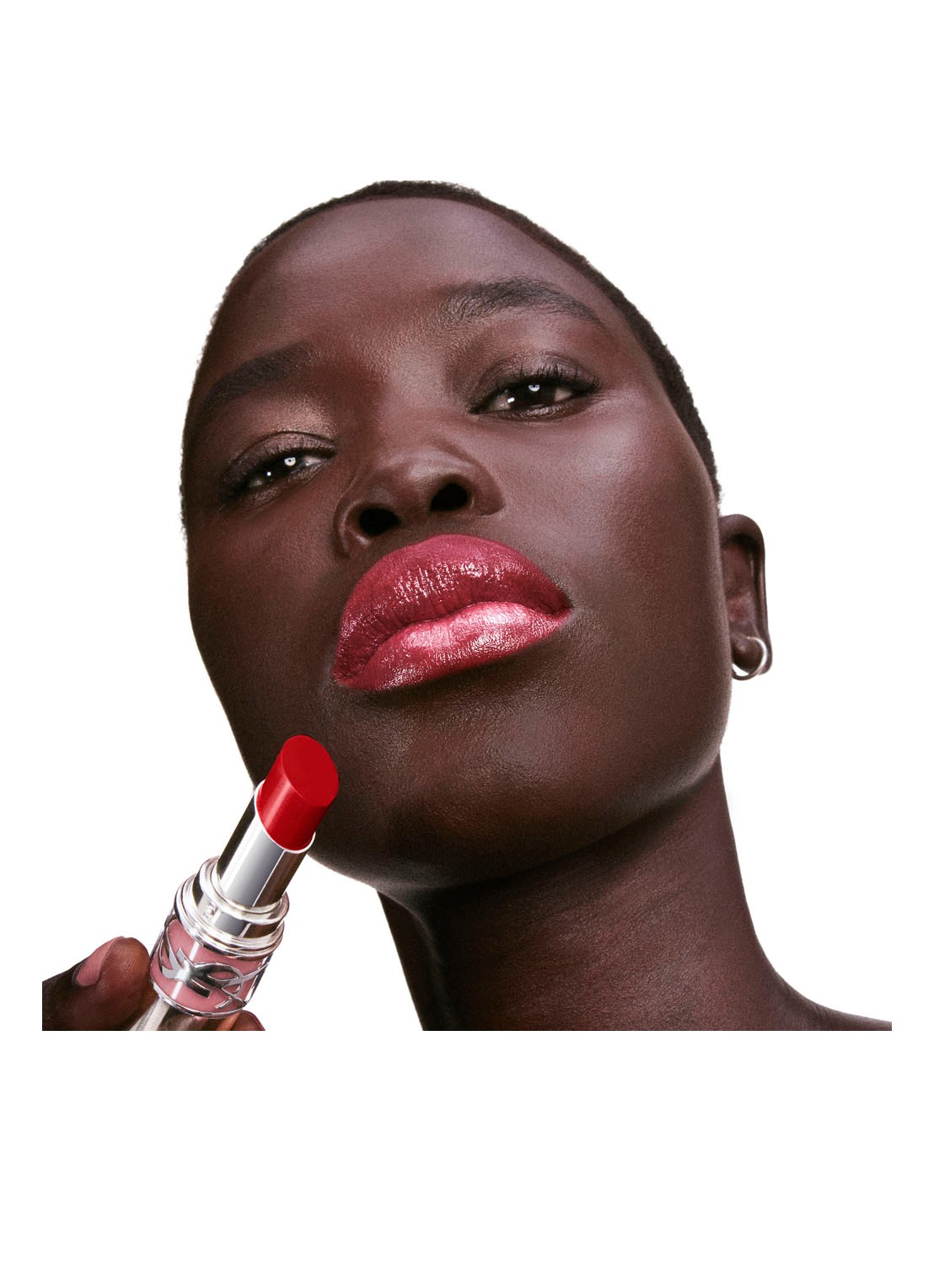 Yves Saint Laurent Loveshine - lipstick - detail 5 45 coral crush