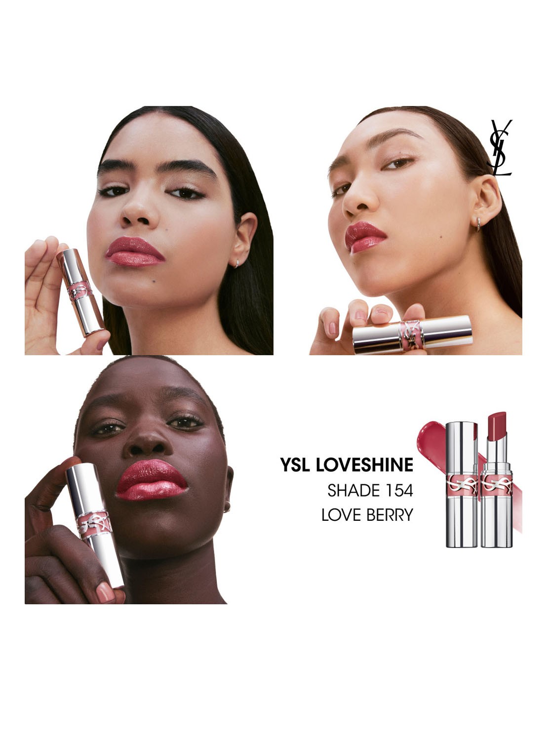 Yves Saint Laurent Loveshine - lipstick - detail 7 154 love berry