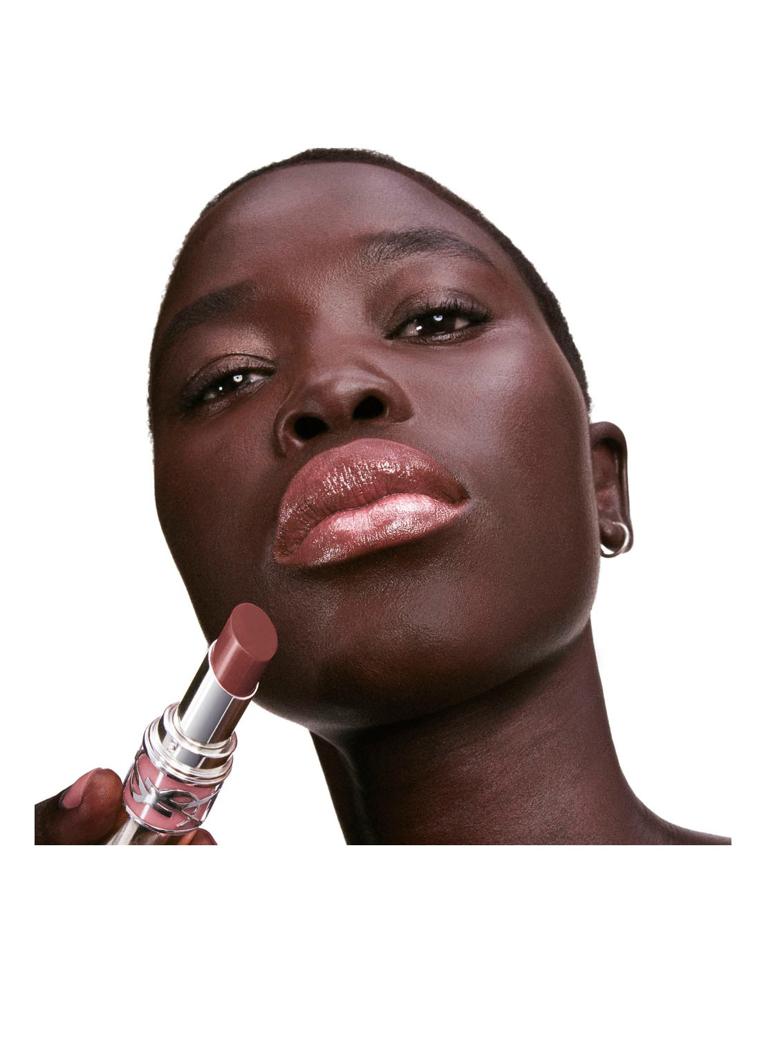Yves Saint Laurent Loveshine - lipstick - detail 3 202 peachy glow