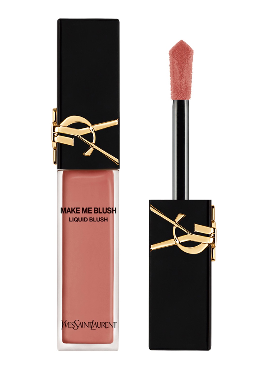 Yves Saint Laurent Make Me Blush Liquid Blush - vloeibare blush - voorkant shade 37 peachy nude