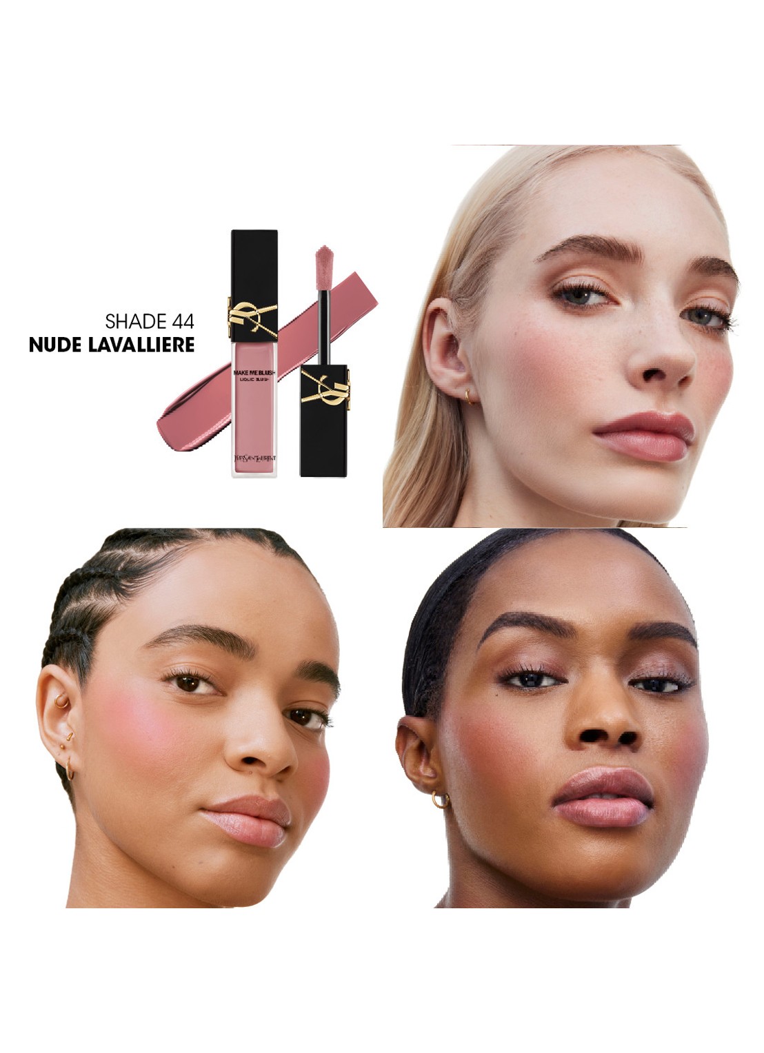 Yves Saint Laurent Make Me Blush Liquid Blush - vloeibare blush - detail 4 shade 44 nude lavalliere