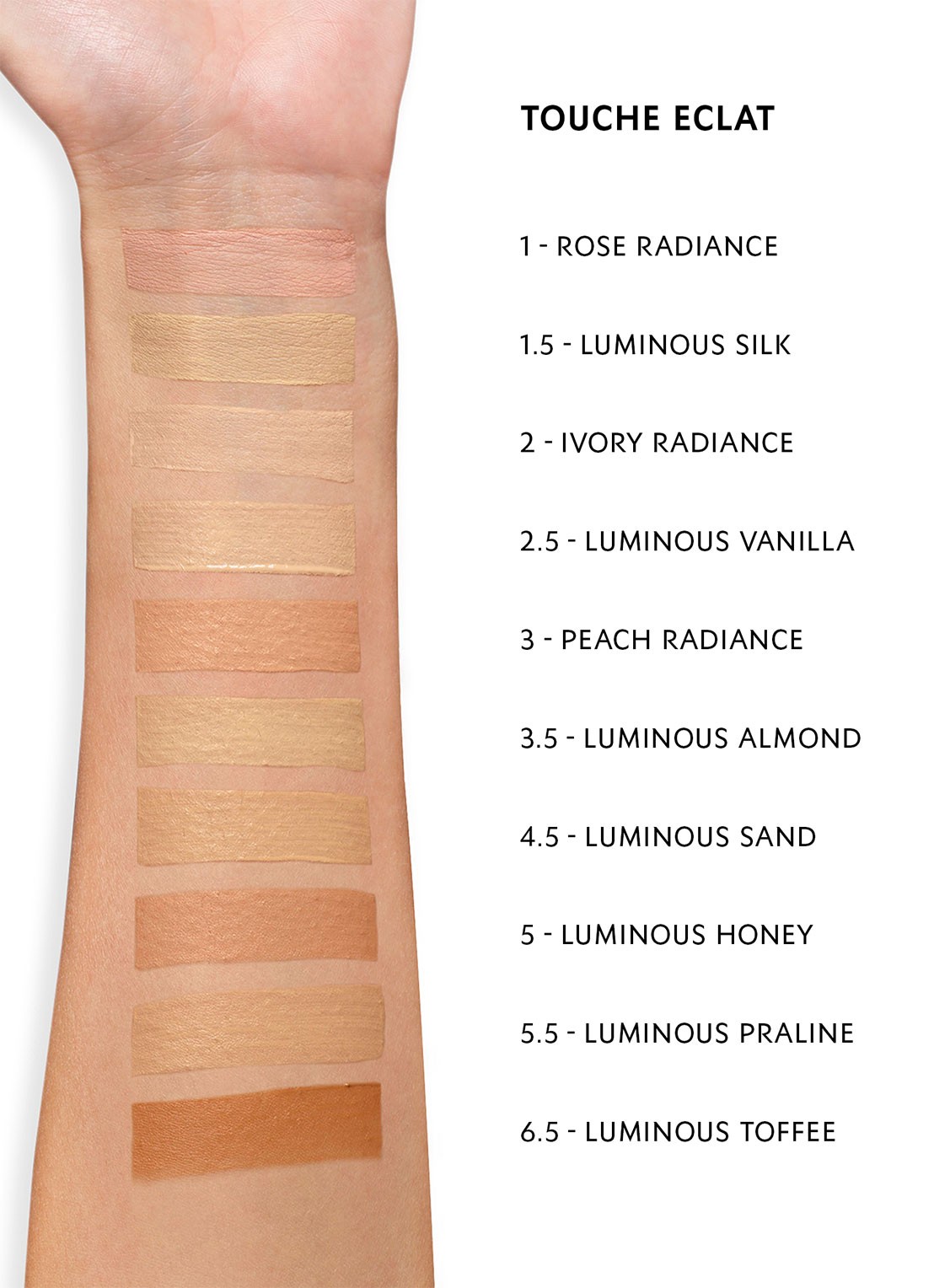 Yves Saint Laurent Touche Éclat - lichtreflecterende concealer - detail 7 1.5 luminous silk