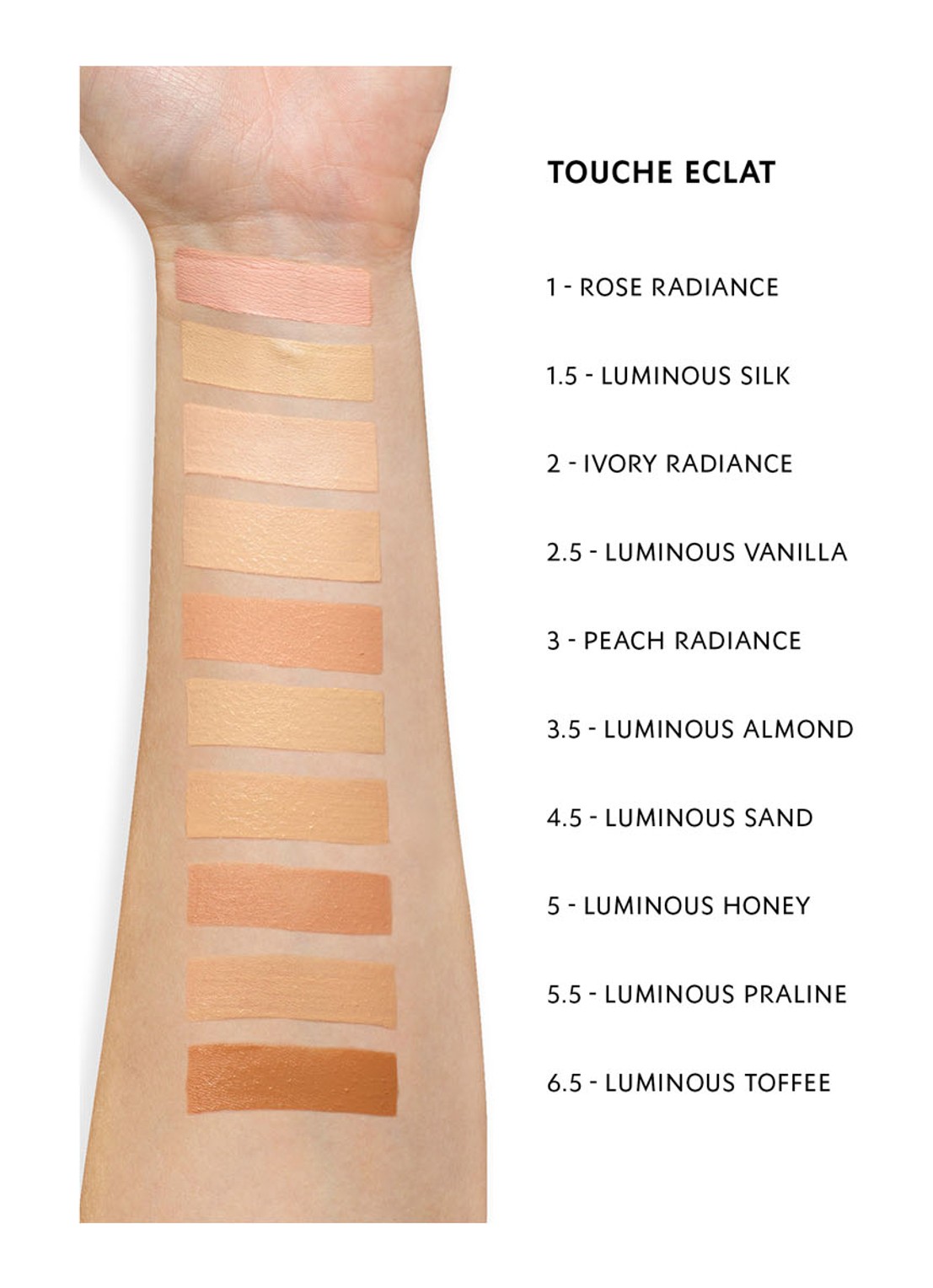 Yves Saint Laurent Touche Éclat - lichtreflecterende concealer - detail 3 5 luminous honey