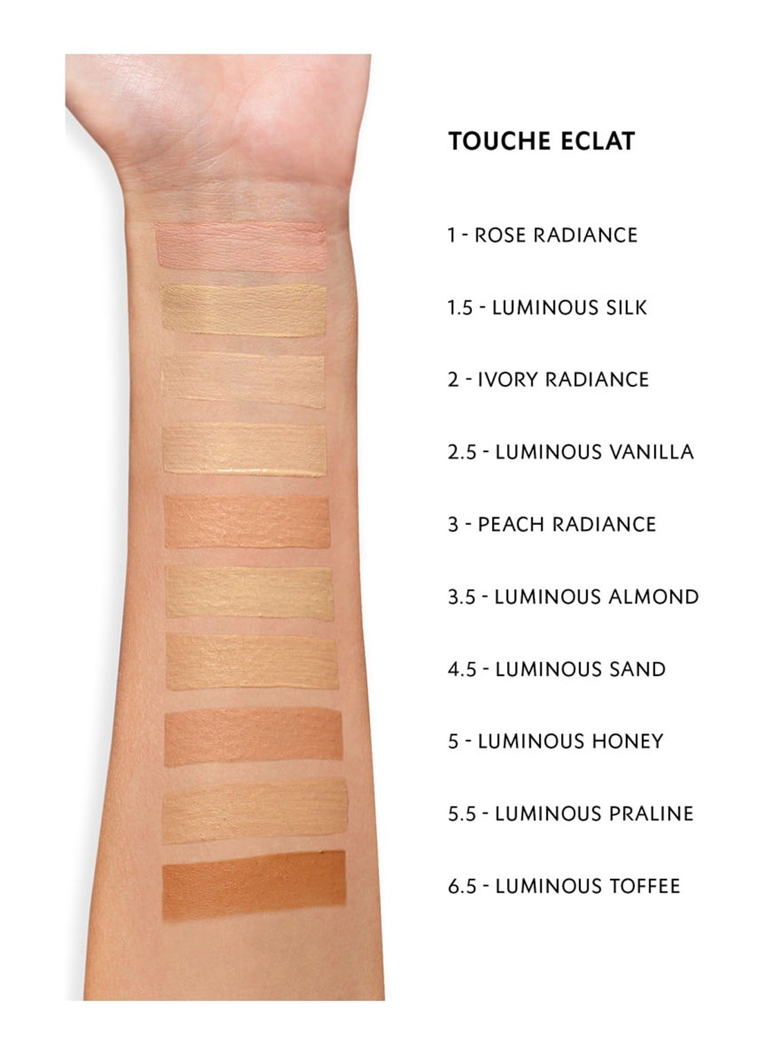 Yves Saint Laurent Touche Éclat - lichtreflecterende concealer - detail 6 2 ivoire lumière