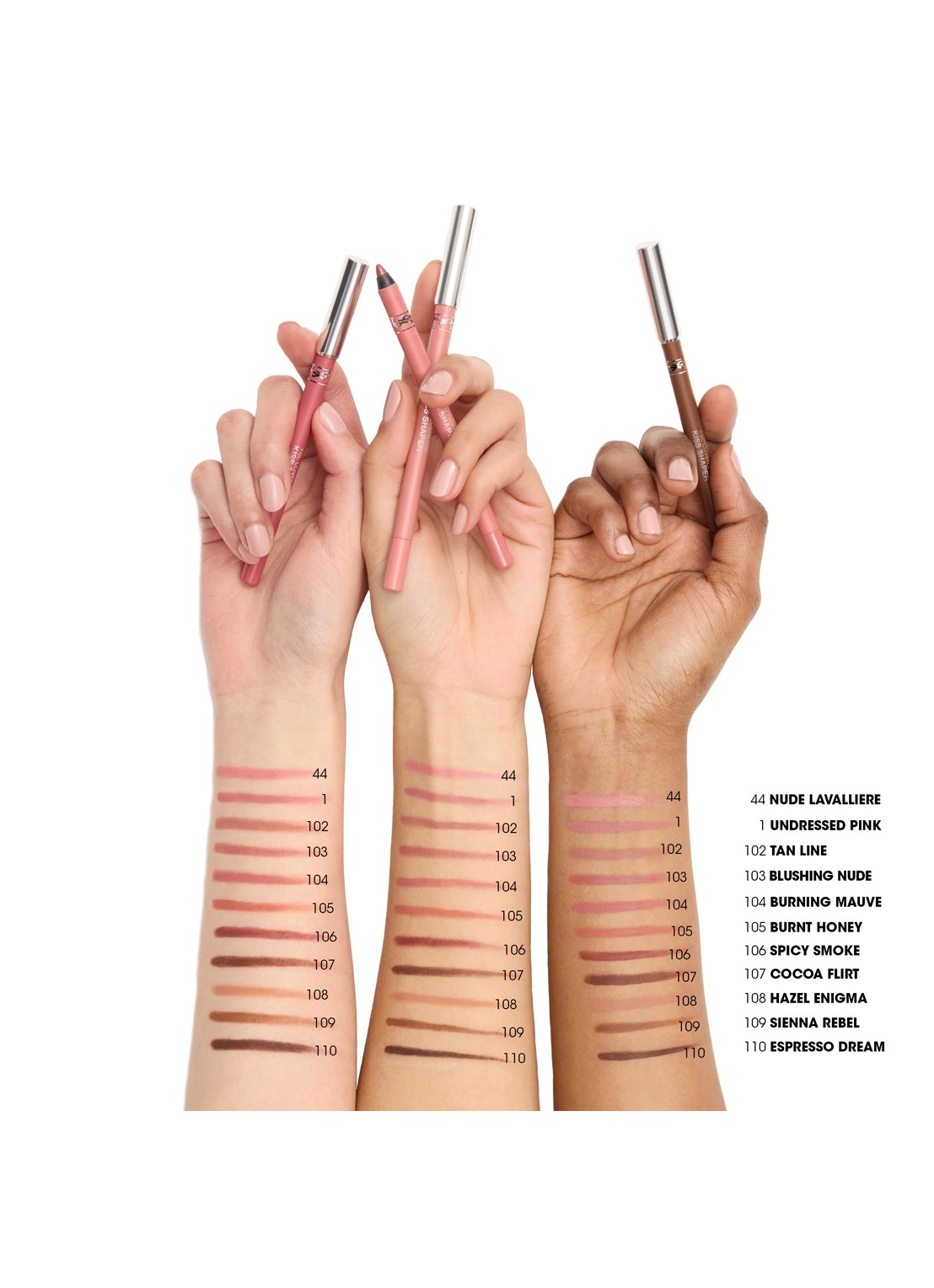 Yves Saint Laurent YSL LOVENUDE Kiss Shaper - lip liner - detail 3 110 espresso dreams