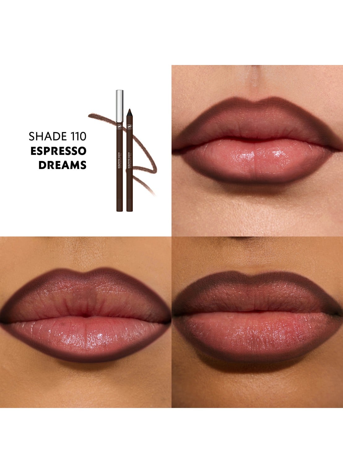 Yves Saint Laurent YSL LOVENUDE Kiss Shaper - lip liner - detail 6 110 espresso dreams
