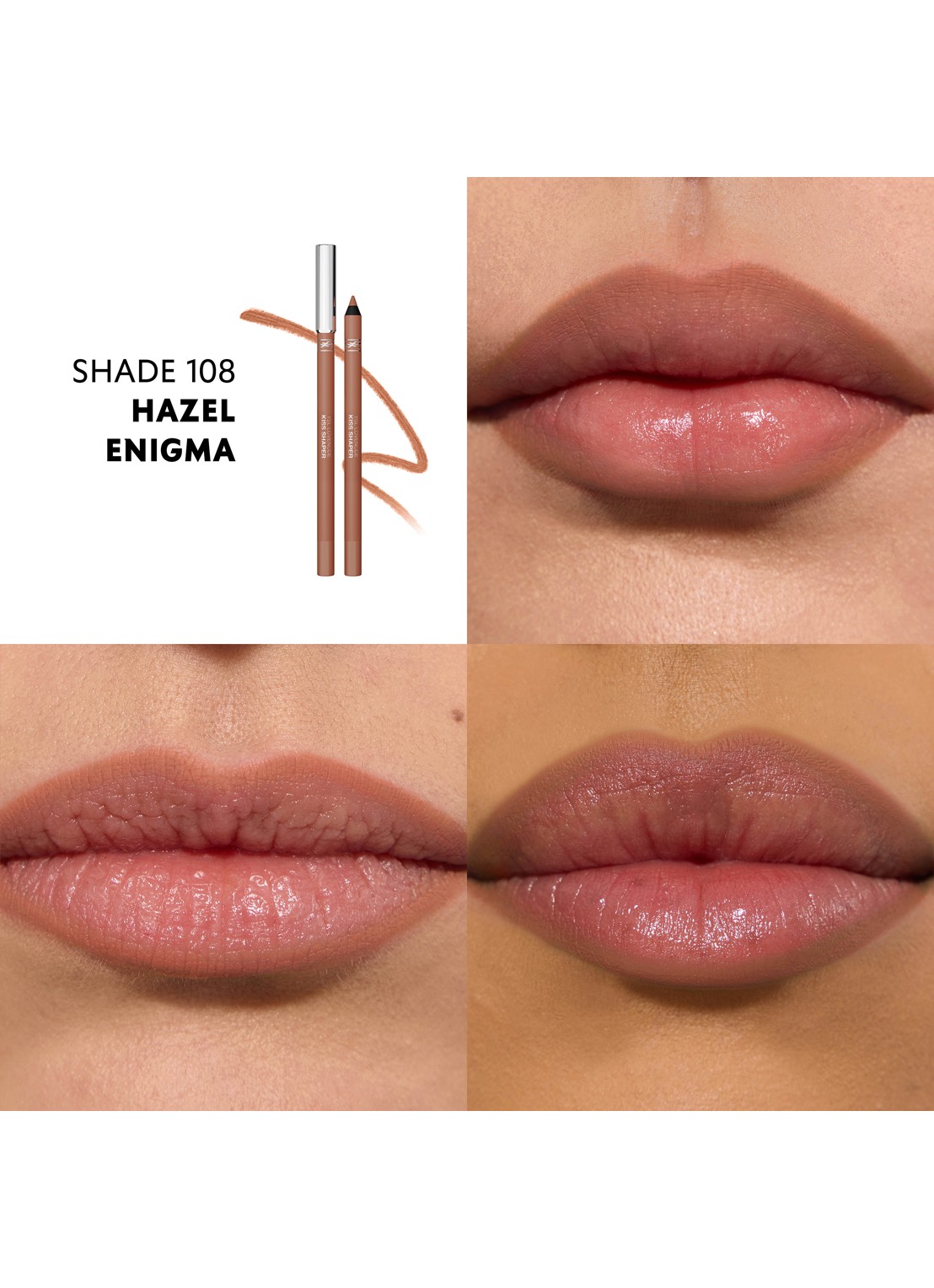 Yves Saint Laurent YSL LOVENUDE Kiss Shaper - lip liner - detail 5 108 hazel enigma