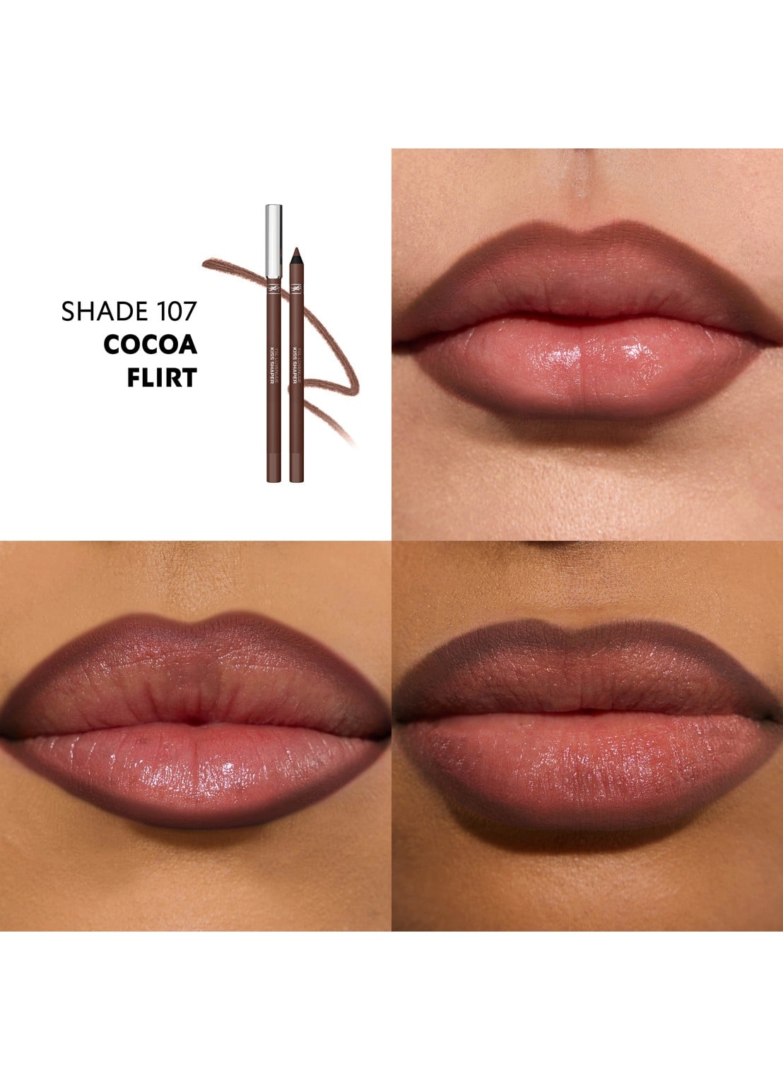 Yves Saint Laurent YSL LOVENUDE Kiss Shaper - lip liner - detail 5 107 cocoa flirt