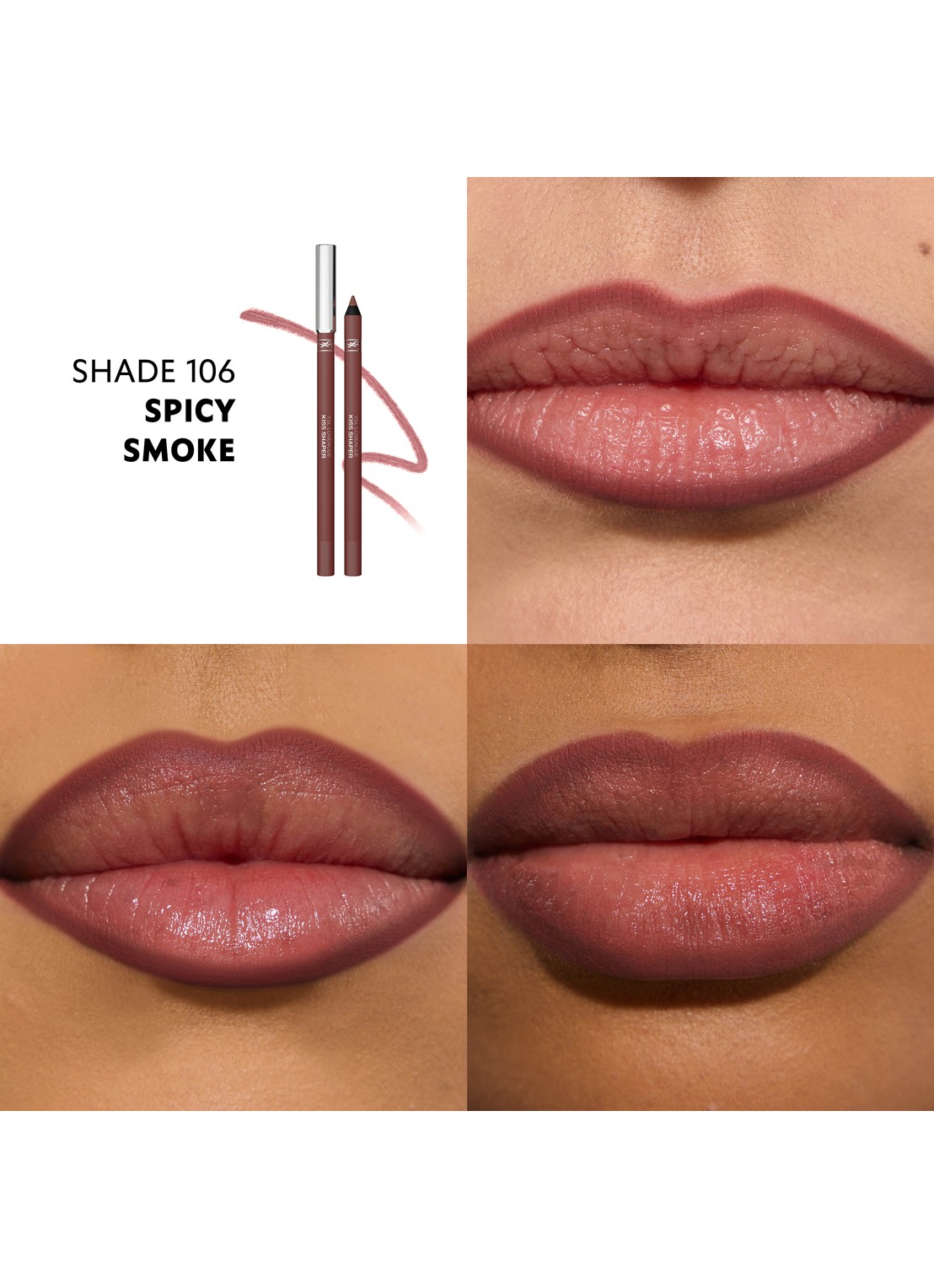 Yves Saint Laurent YSL LOVENUDE Kiss Shaper - lip liner - detail 5 106 spicy smoke