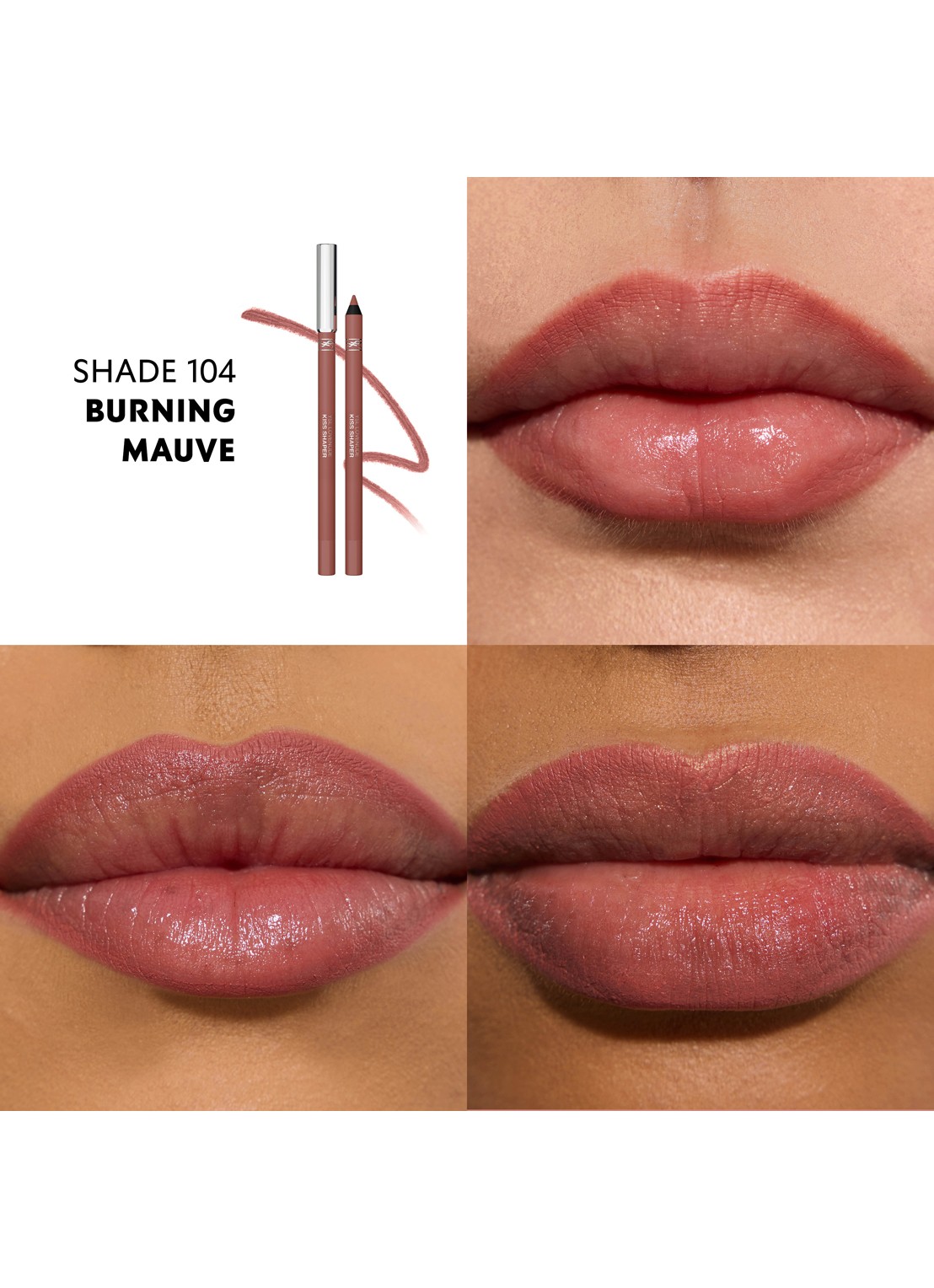 Yves Saint Laurent YSL LOVENUDE Kiss Shaper - lip liner - detail 6 104 burning mauve