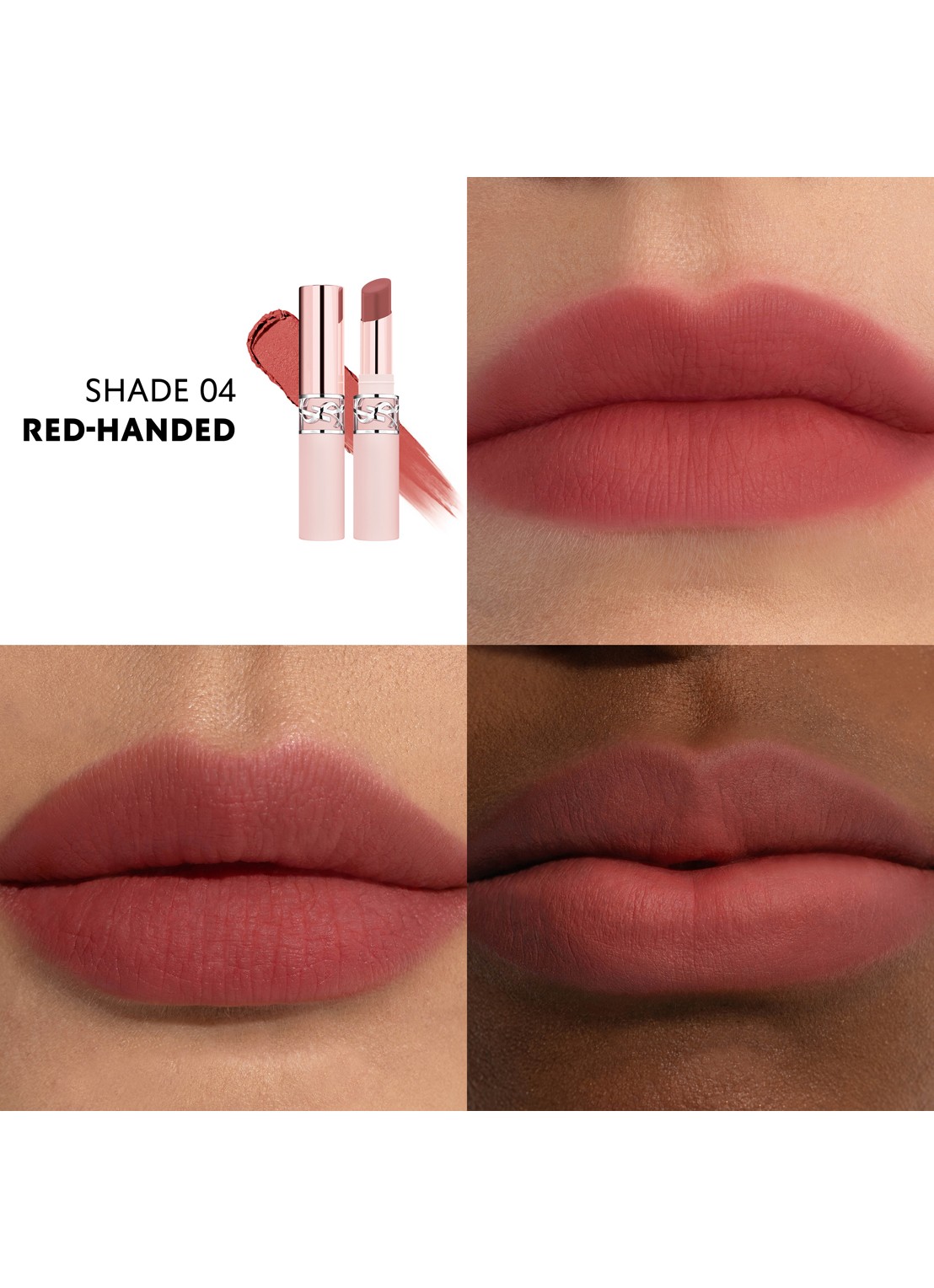 Yves Saint Laurent YSL LOVENUDE Lip Blusher - lipstick - detail 5 4 red-handed