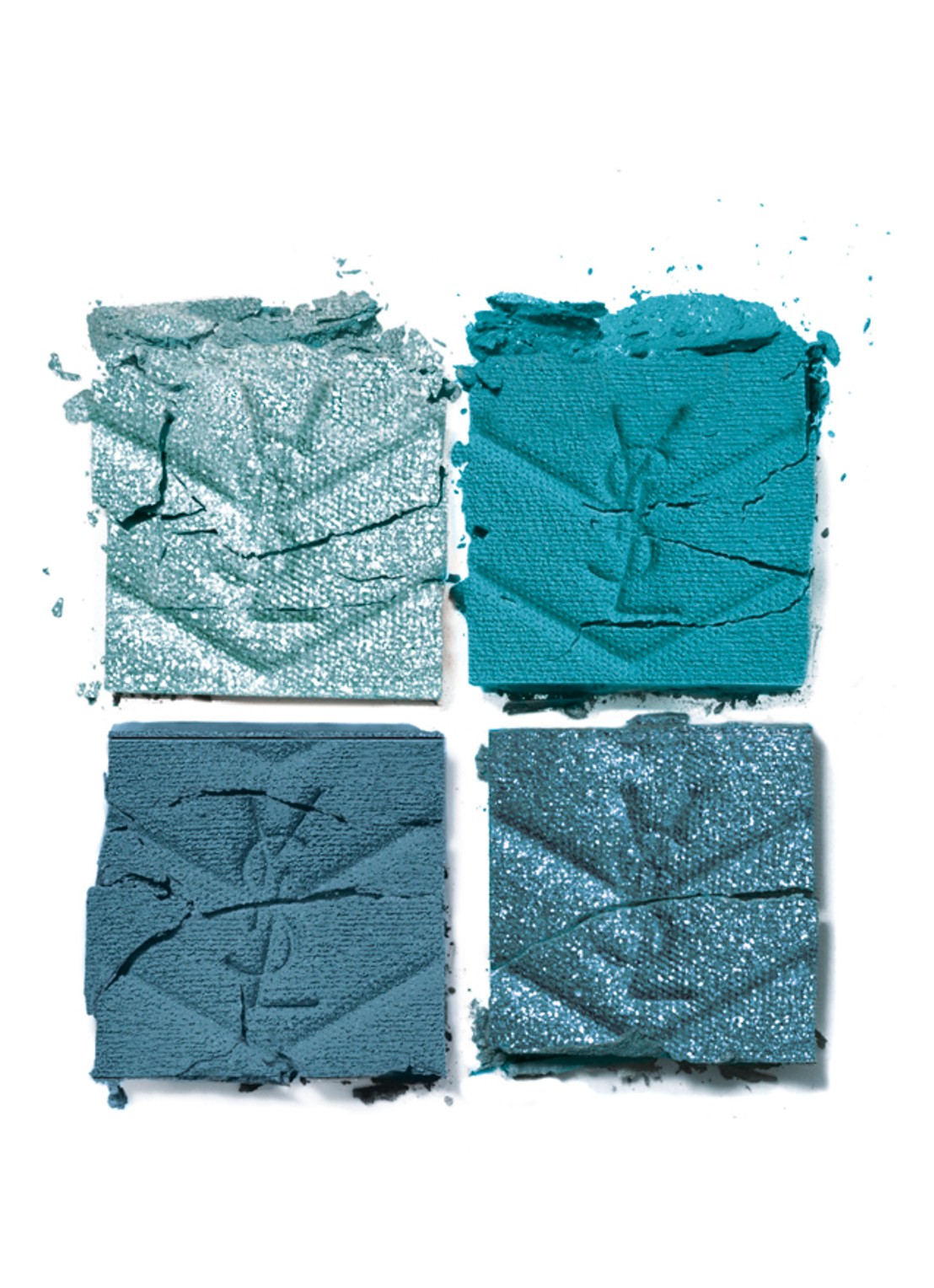 Yves Saint Laurent Yves Saint Laurent Couture Mini Clutch - travel size oogschaduwpalette - voorkant 2 850 bewitching turquoise