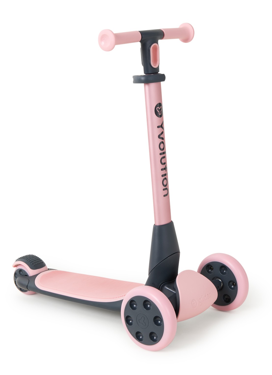 Yvolution Y Glider Nua step - voorkant roze