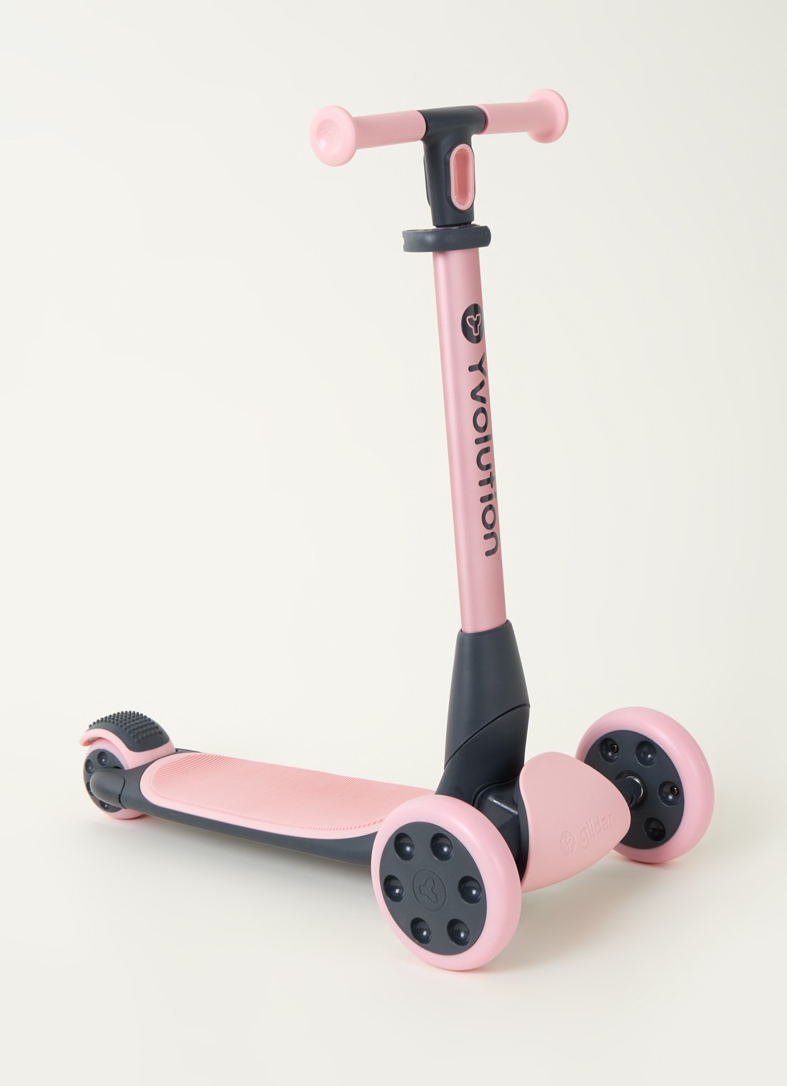 Yvolution Y Glider Nua step - voorkant 2 roze